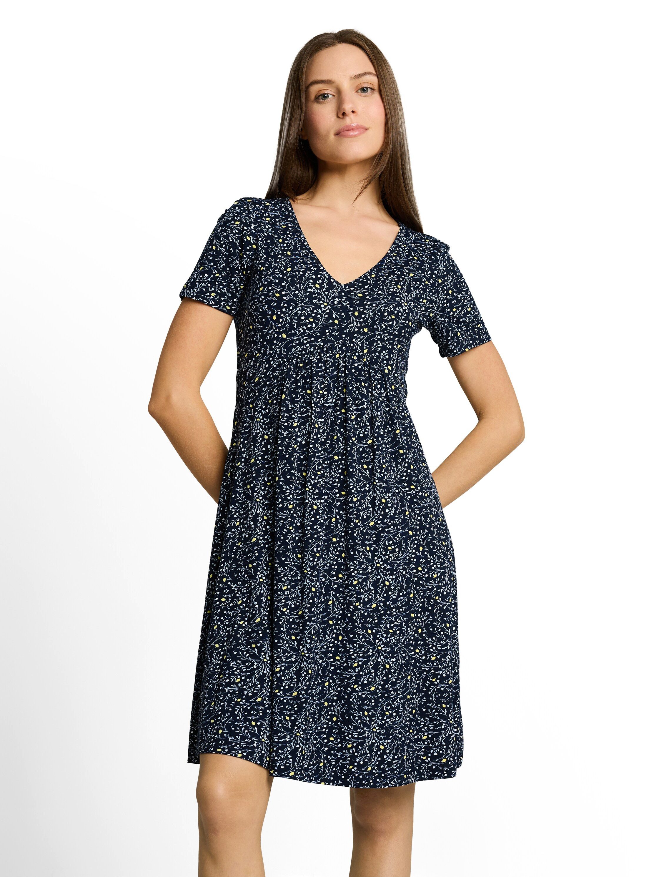 TOM TAILOR Jerseykleid mit All-Over Print
