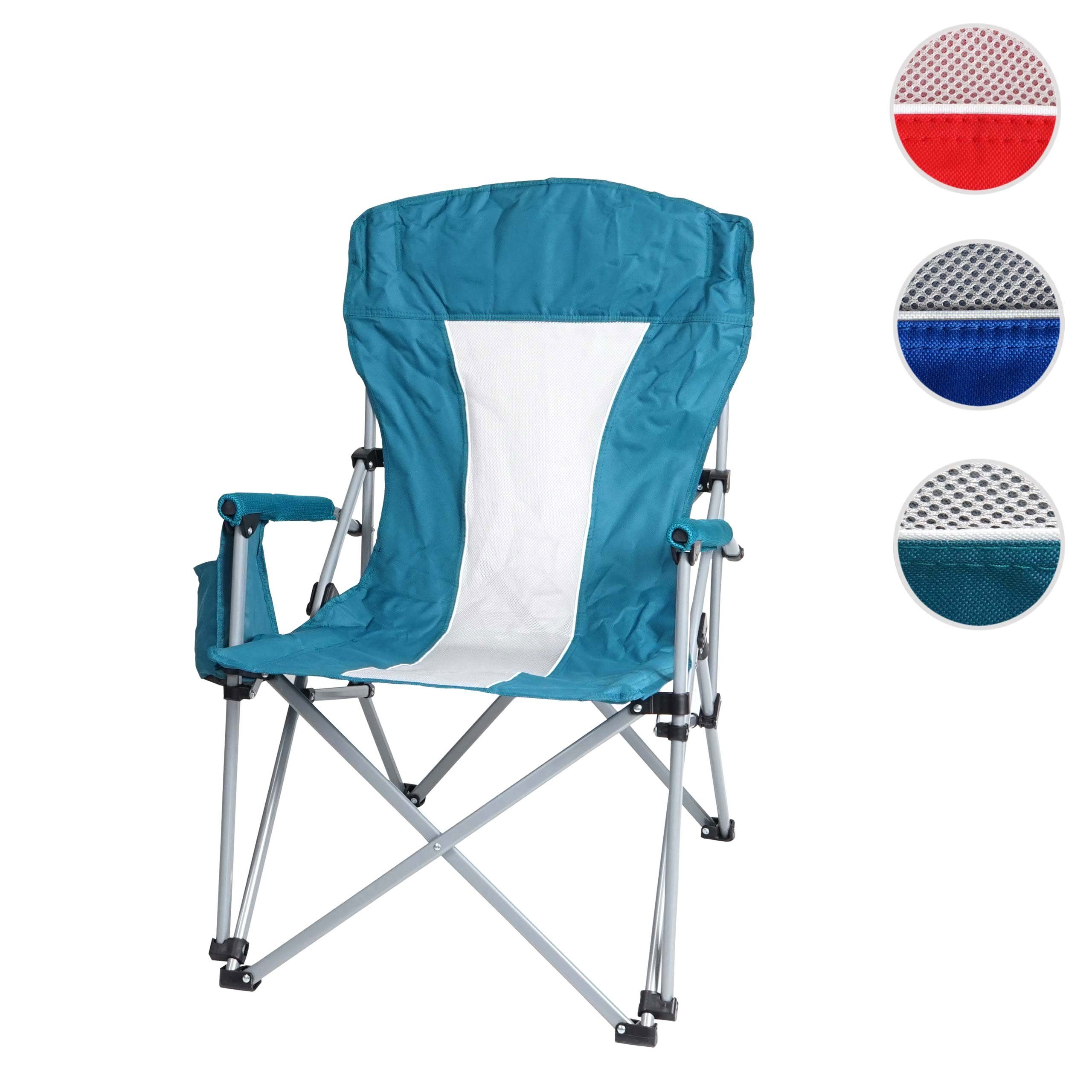MCW Campingstuhl MCW-L50, Bezug ist waschbar, unter 40°, Armlehnenbezug mit Getränkehalterung