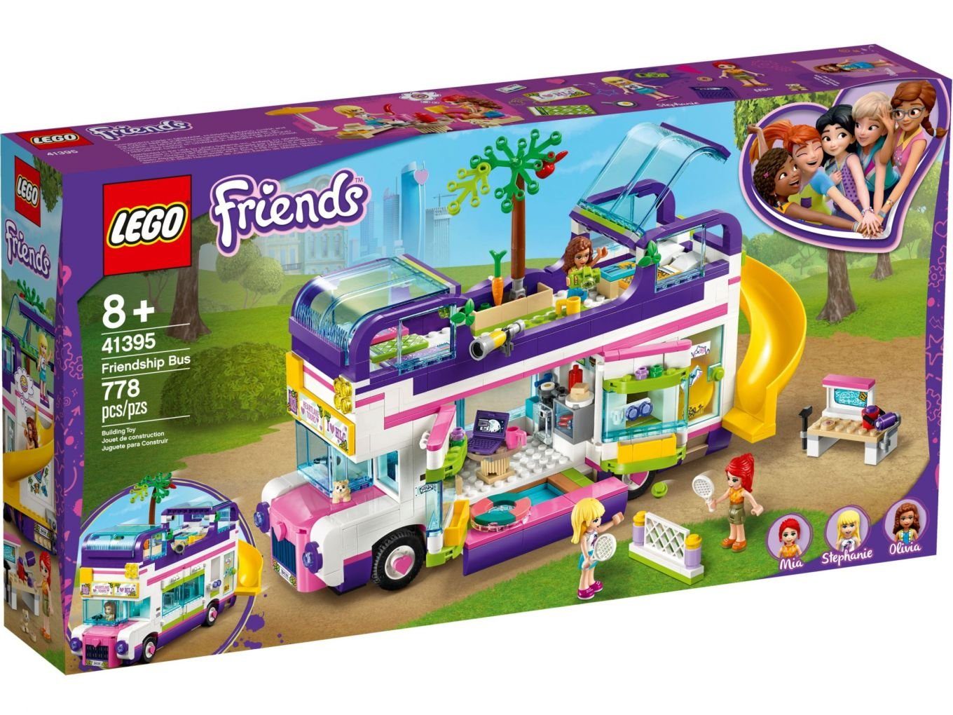 LEGO® Konstruktionsspielsteine LEGO® Friends - Freundschaftsbus, (Set, 778 St)