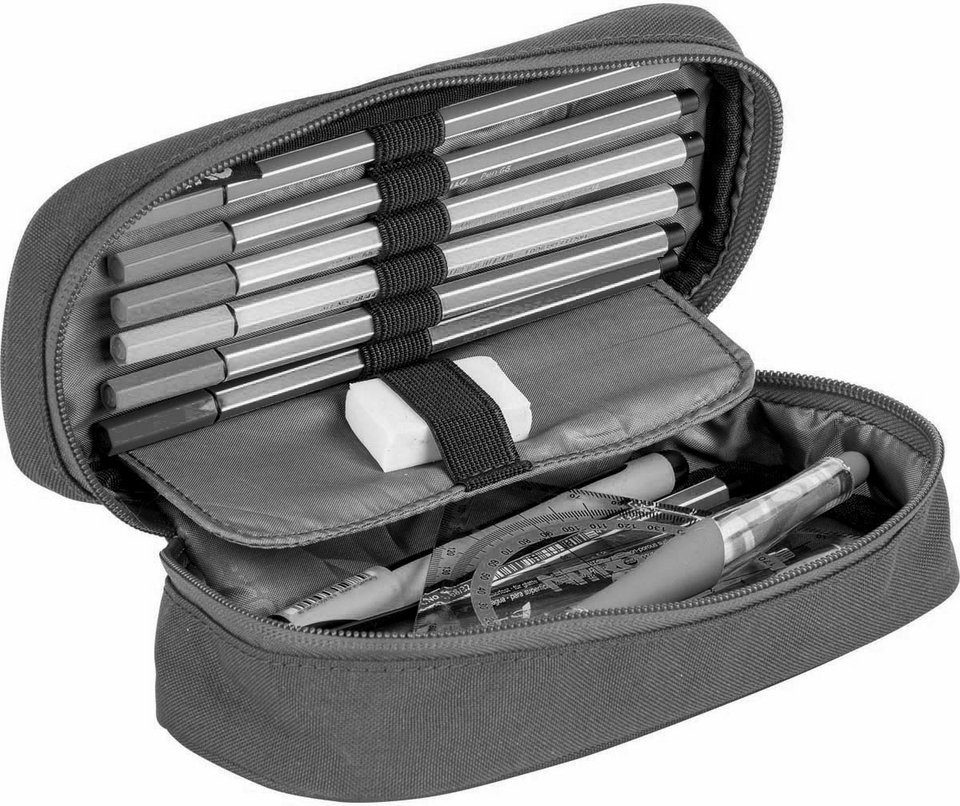 NITRO Pencil Box, XL, Federtasche Faulenzer Etui Schlampermäppchen, Stifte Case Federmäppchen,