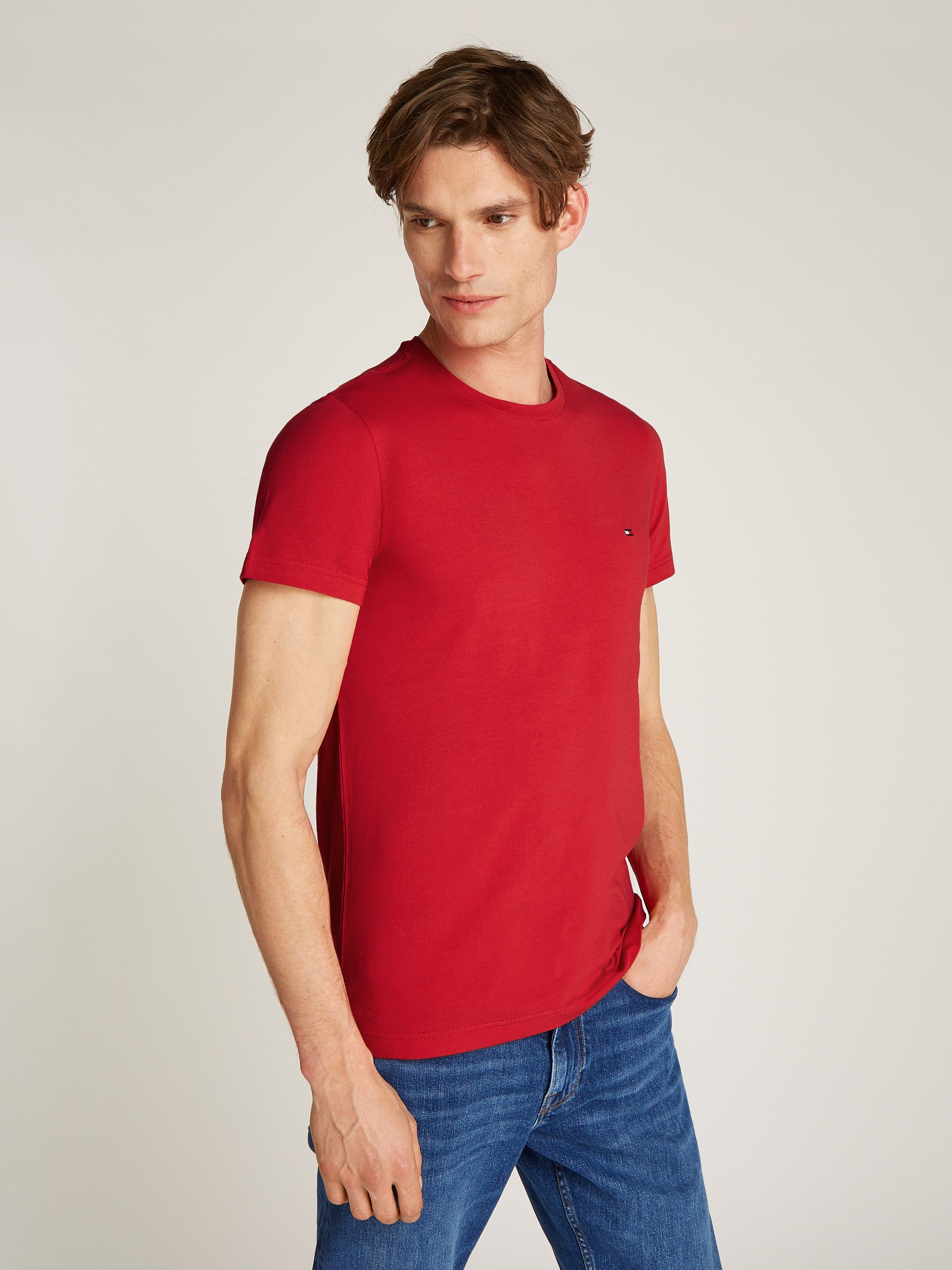 Tommy Hilfiger T-Shirt STRETCH SLIM FIT günstig online kaufen
