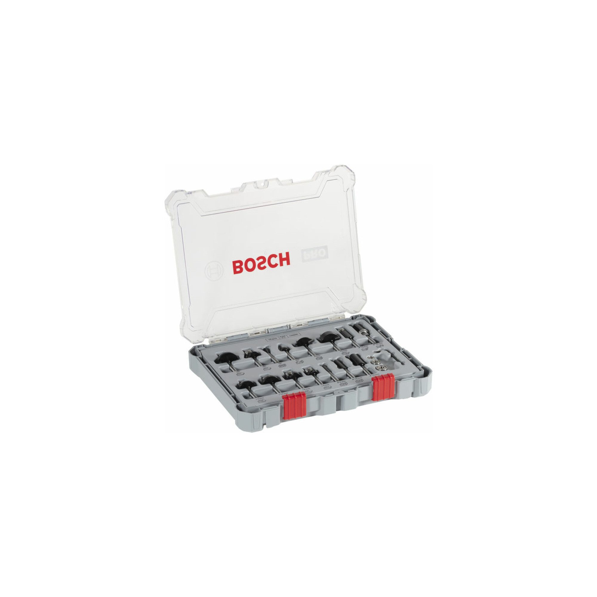 Bosch Professional Frässtift Bosch Fräser-Set 6-mm-Schaft 15-teilig