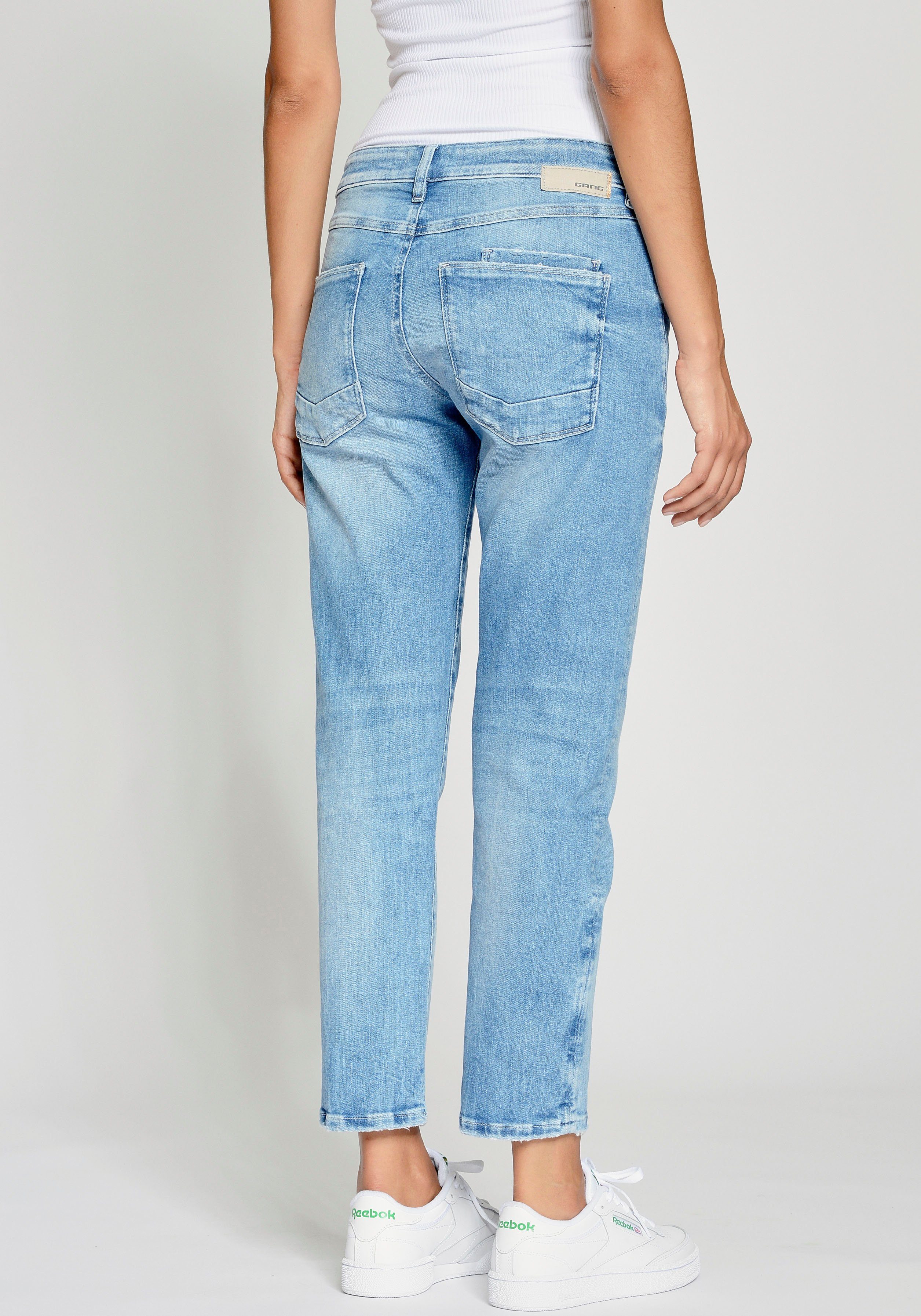 GANG Boyfriend-Jeans 94NADIA 5-Pocket Style mit Reißverschluss und Knopf günstig online kaufen