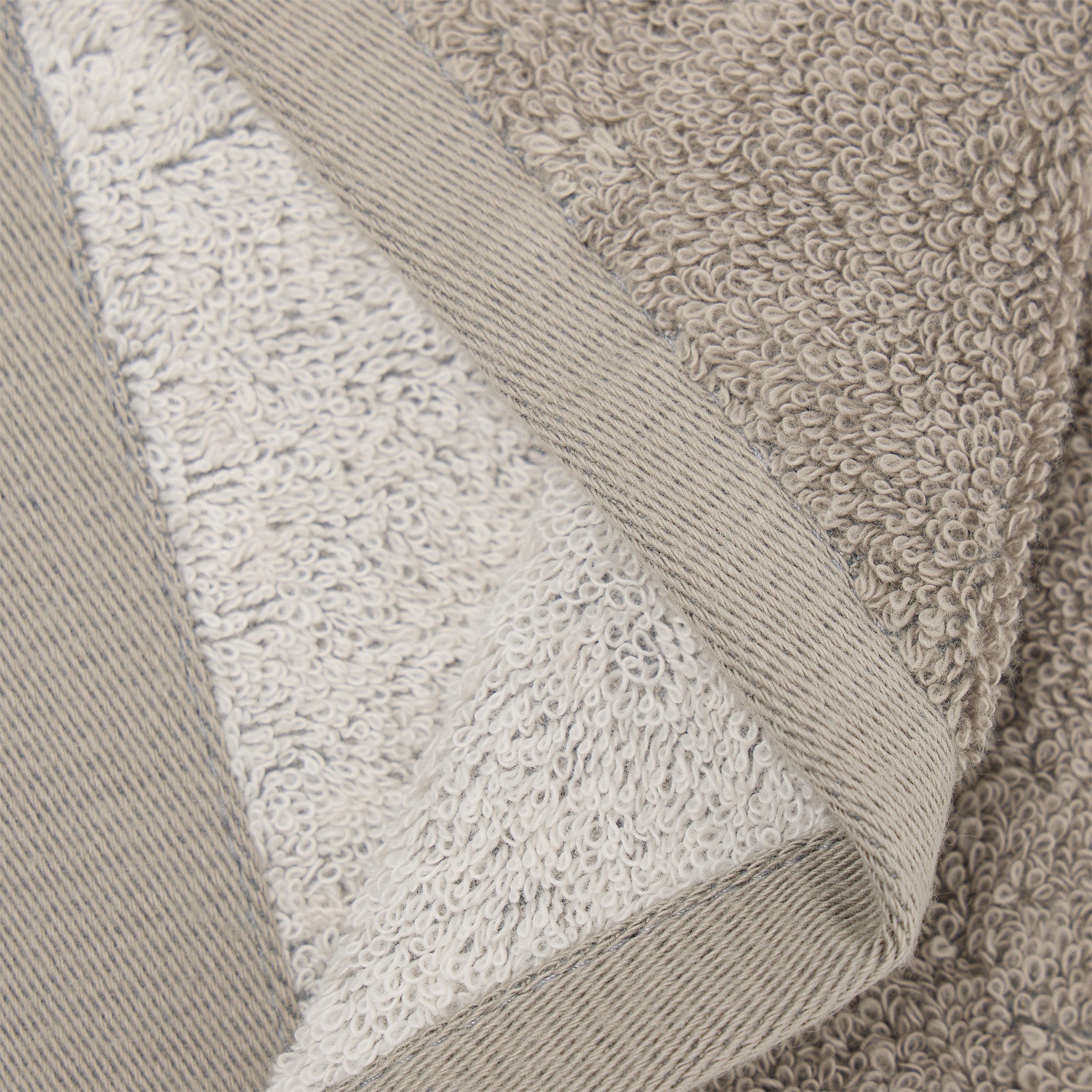 Sansibar Sylt Gästehandtuch Gästetuch Sansibar Frottier-Serie "Doubleface“, 30x50 cm, (Set, 4-St), mit hochwertig gewebtem Sansibar Logo, extra flauschig