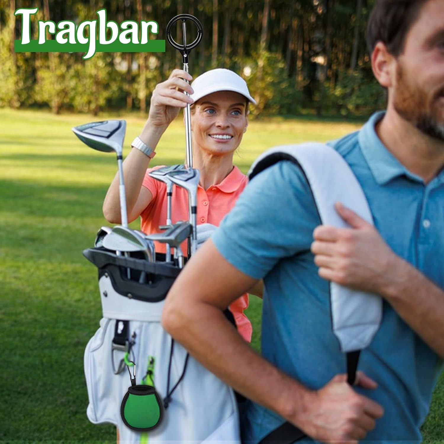 FELIXLEO Golfballtasche Golfball Retriever Teleskop Ballsammler Edelstahl für Wasser (1-tlg)