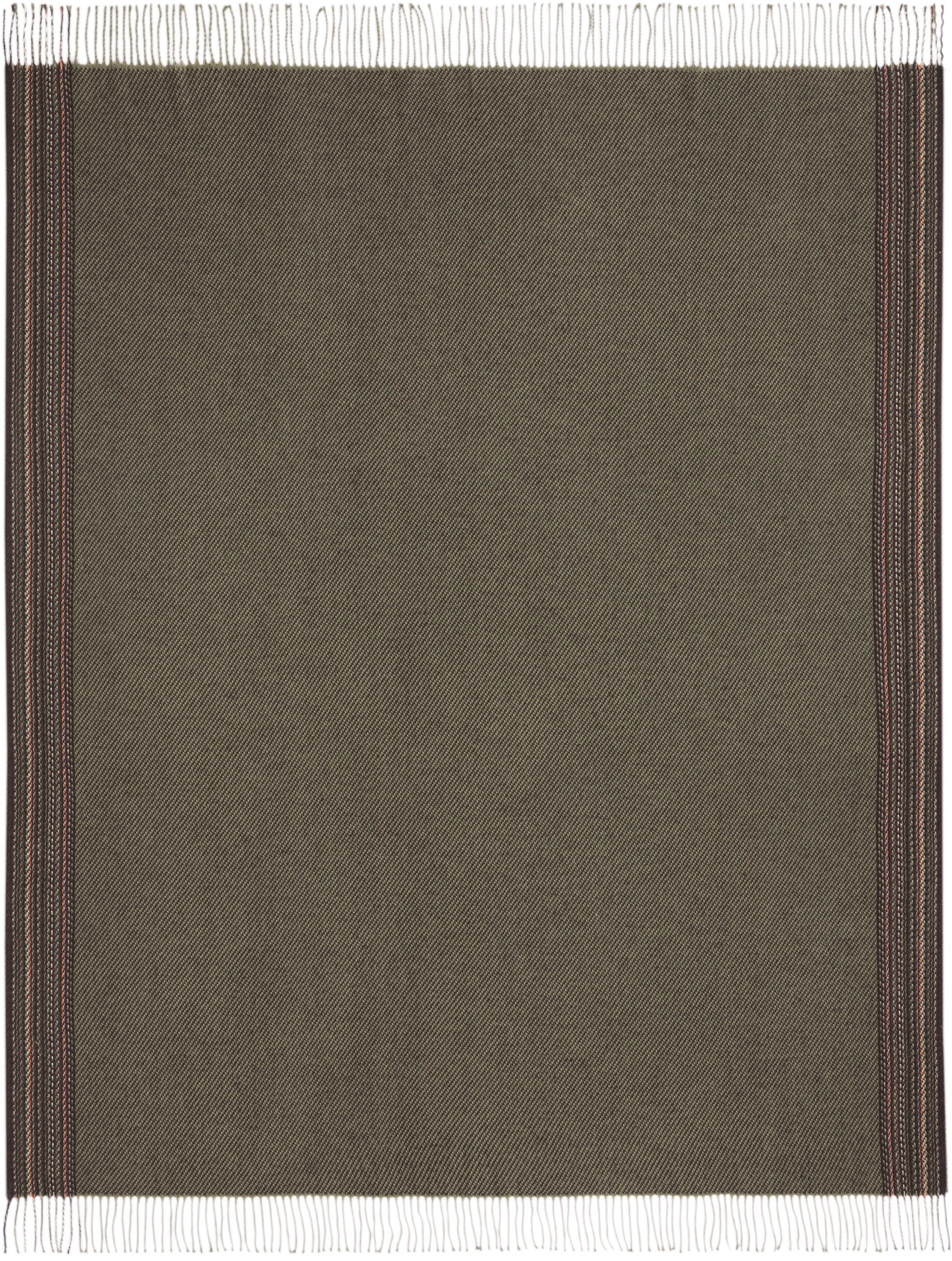 Biederlack, Dessin außergewöhnlichem Plaid khaki mit federleicht Essence,