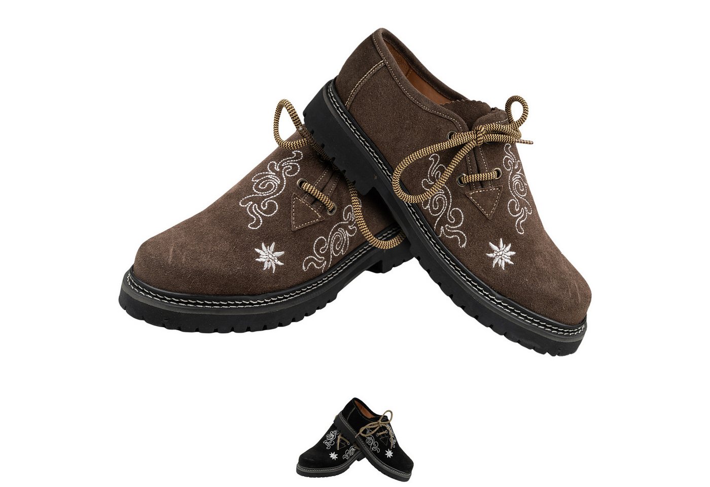 German Wear D-Haferl-1 Haferlschuh Damen Haferlschuhe Trachtenschuhe für Trachten lederhosen