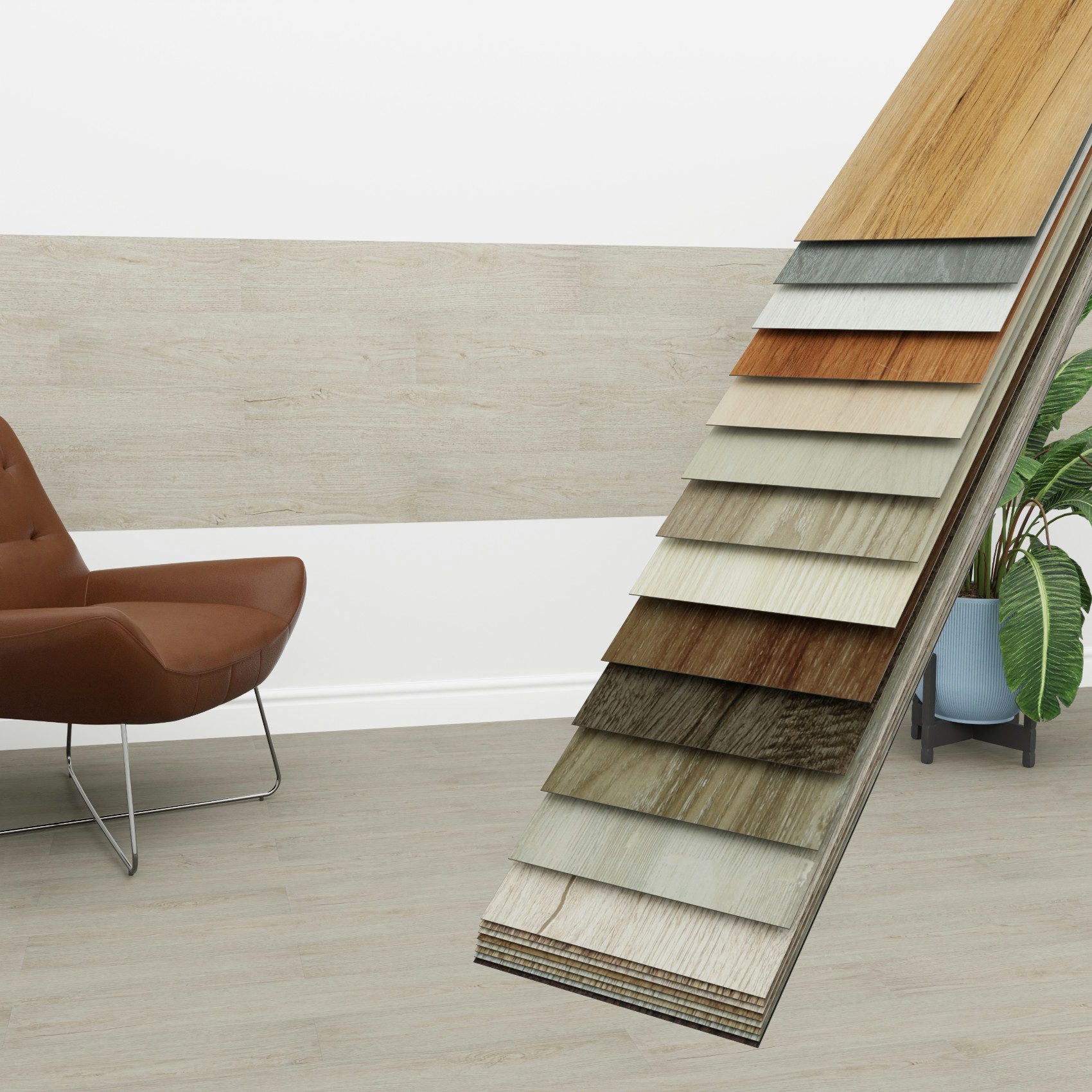 Hexim Vinylboden, Vinyldielen 0,97m² selbstklebend PVC Wandverkleidung Bodenbelag Holzoptik 91x15cm Paneele für Wand & Boden Holzdielen hellbraun (7 Dielen Antique Oak - 1805-10)