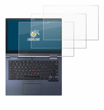 BROTECT flexible Panzerglasfolie für Lenovo ThinkPad C13 Yoga Gen 1, Displayschutzglas, 3 Stück, Schutzglas Glasfolie klar