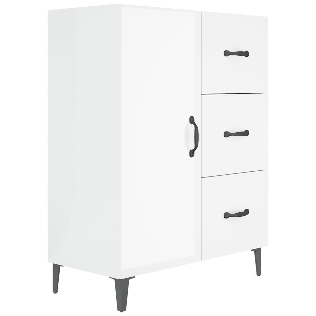 vidaXL Sideboard Sideboard Hochglanz-Weiß 69,5x34x90 cm günstig online kaufen