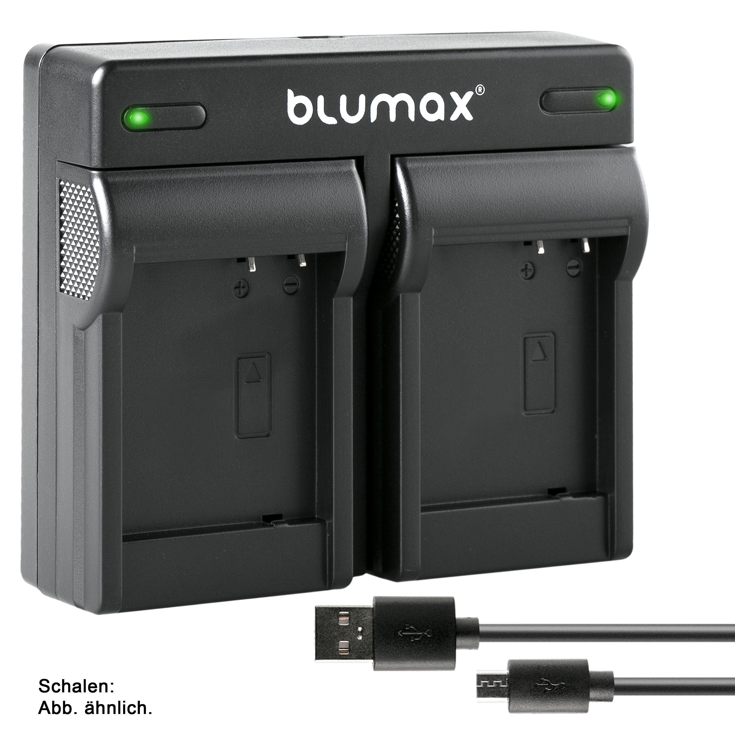 Blumax NP-F960 NP-F750 mit Set Lader 6600 mAh für Kamera-Akku Sony