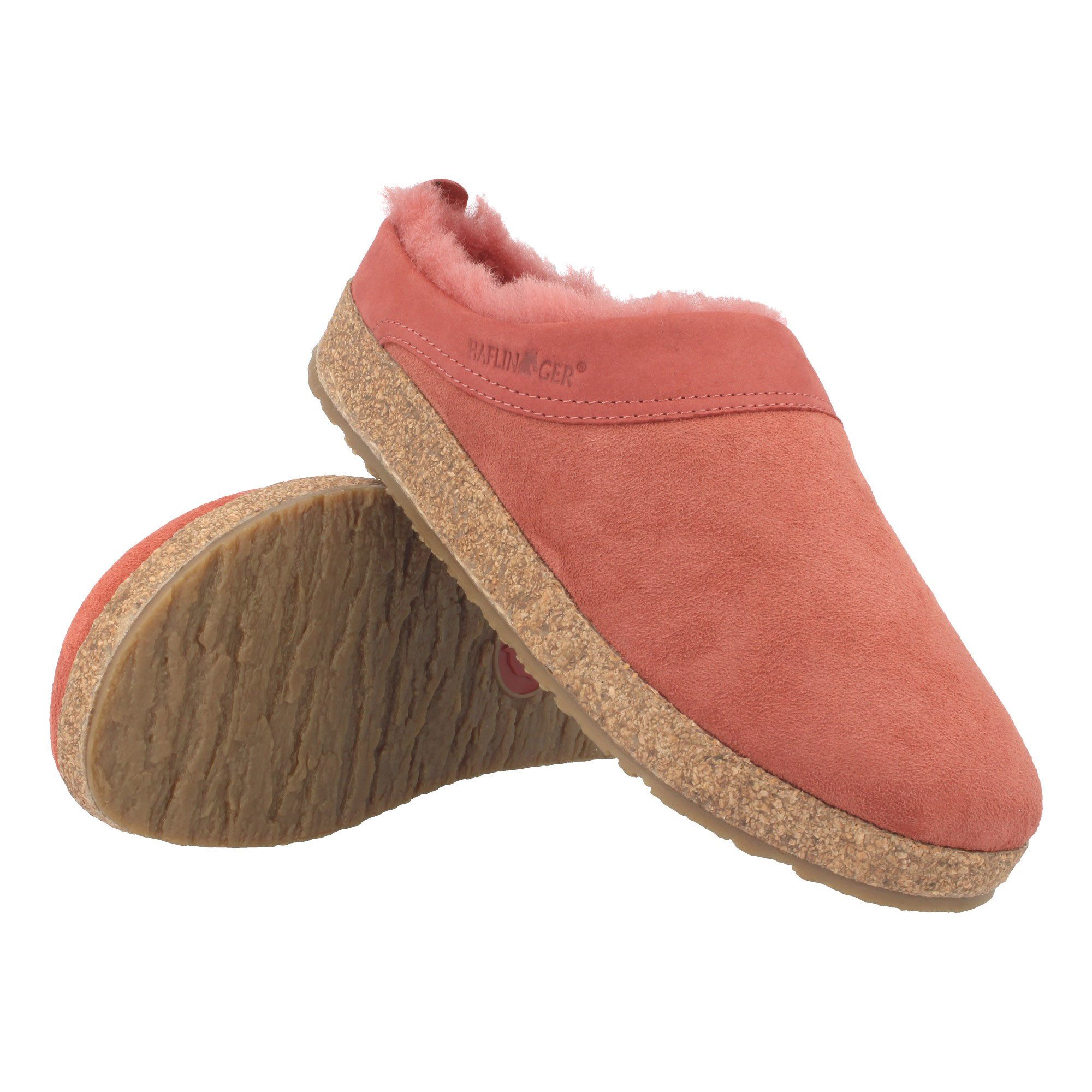 Haflinger Haflinger Snowbird Lammfell Leder Hausschuh Unisex Hausschuh – Bild 2 von 2