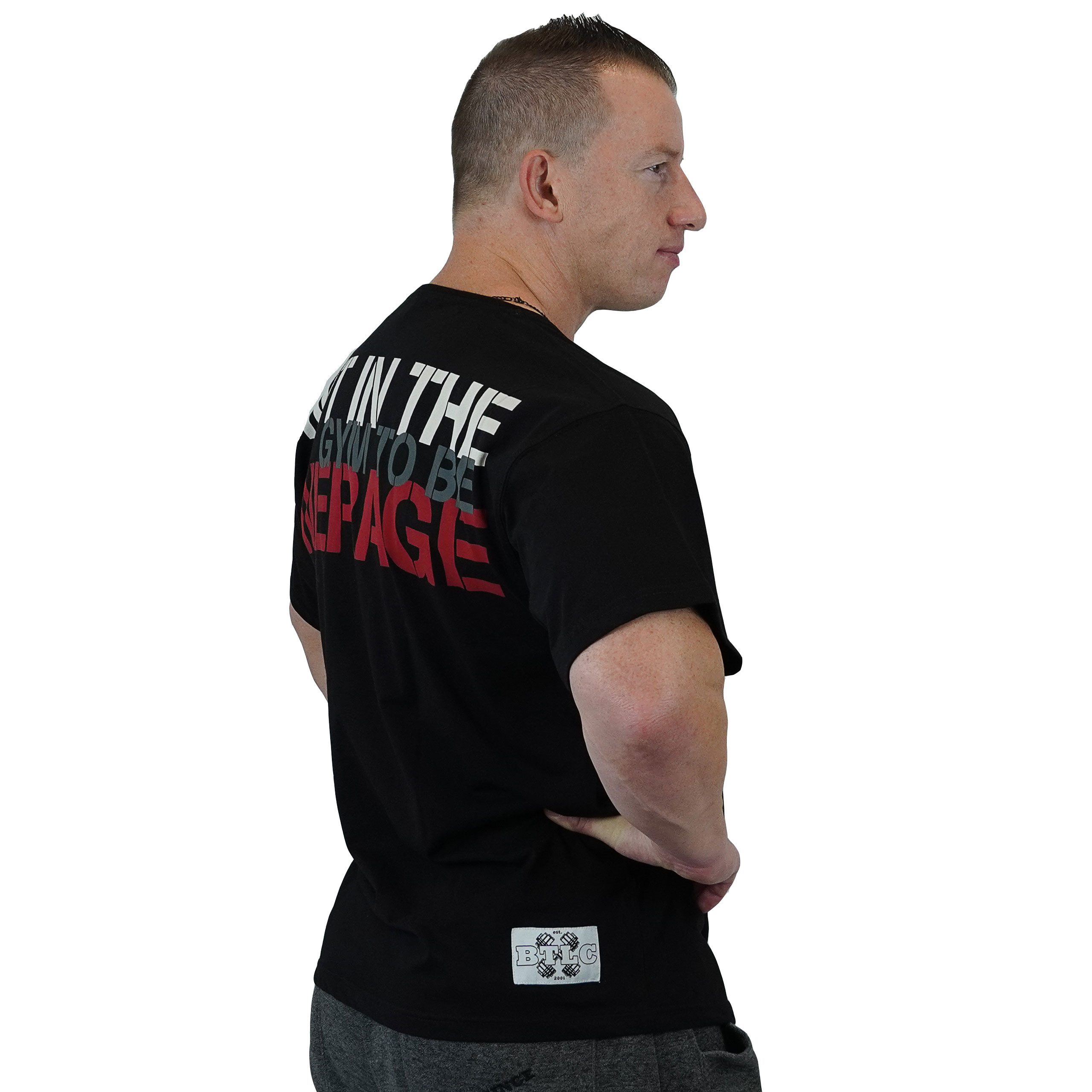 BRACHIAL THE LIFESTYLE COMPANY T-Shirt Brachial T-Shirt "Basic" schwarz