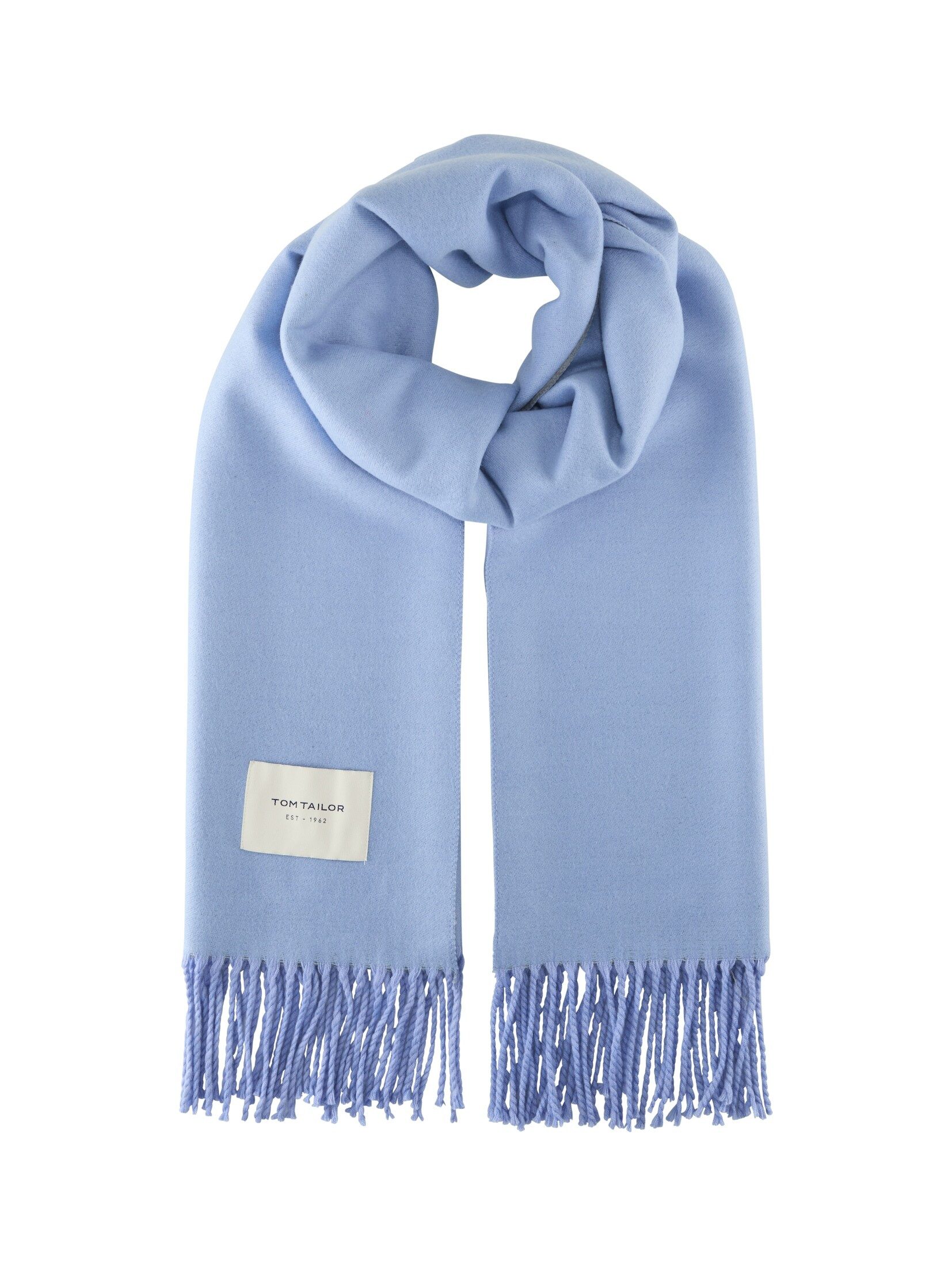 Strickschal Schal mit Fransen