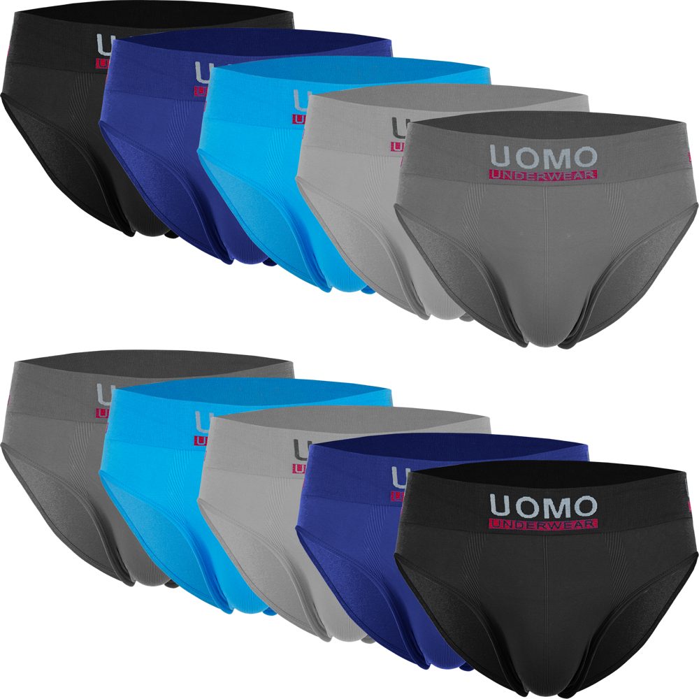 Slip 5er Herren Slips Unterhosen Microfaser Unterwäsche Slip 9952 mehrfarbi