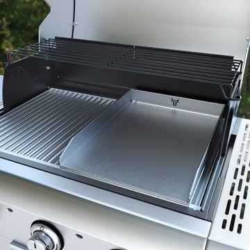 tuning-art Grillplatte EPL-10 Plancha Grillplatte passend für Rösle Videro G3