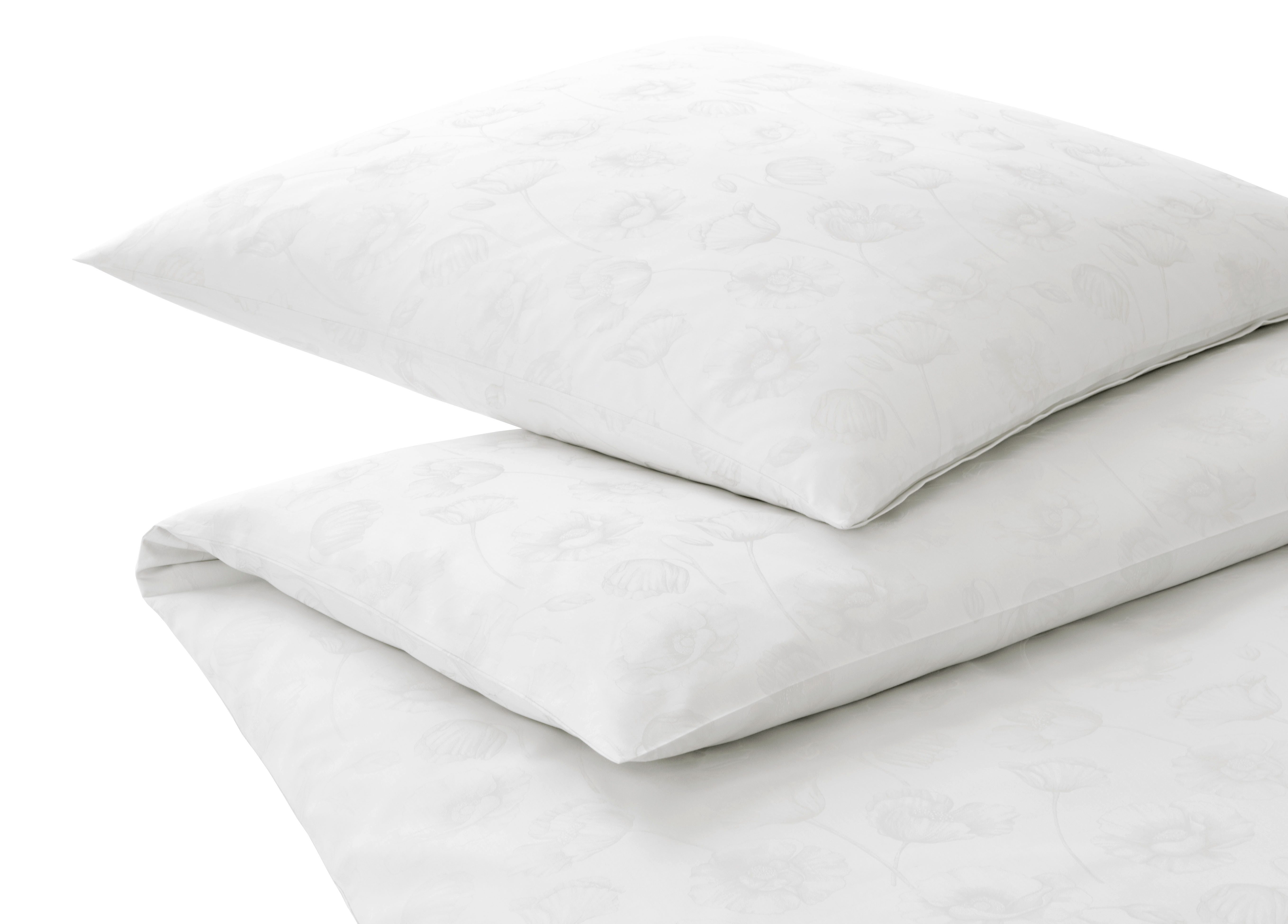 Elegante Bettwäsche Poppy, Jacquard-Satin, 2 teilig, angenehmes Hautgefühl