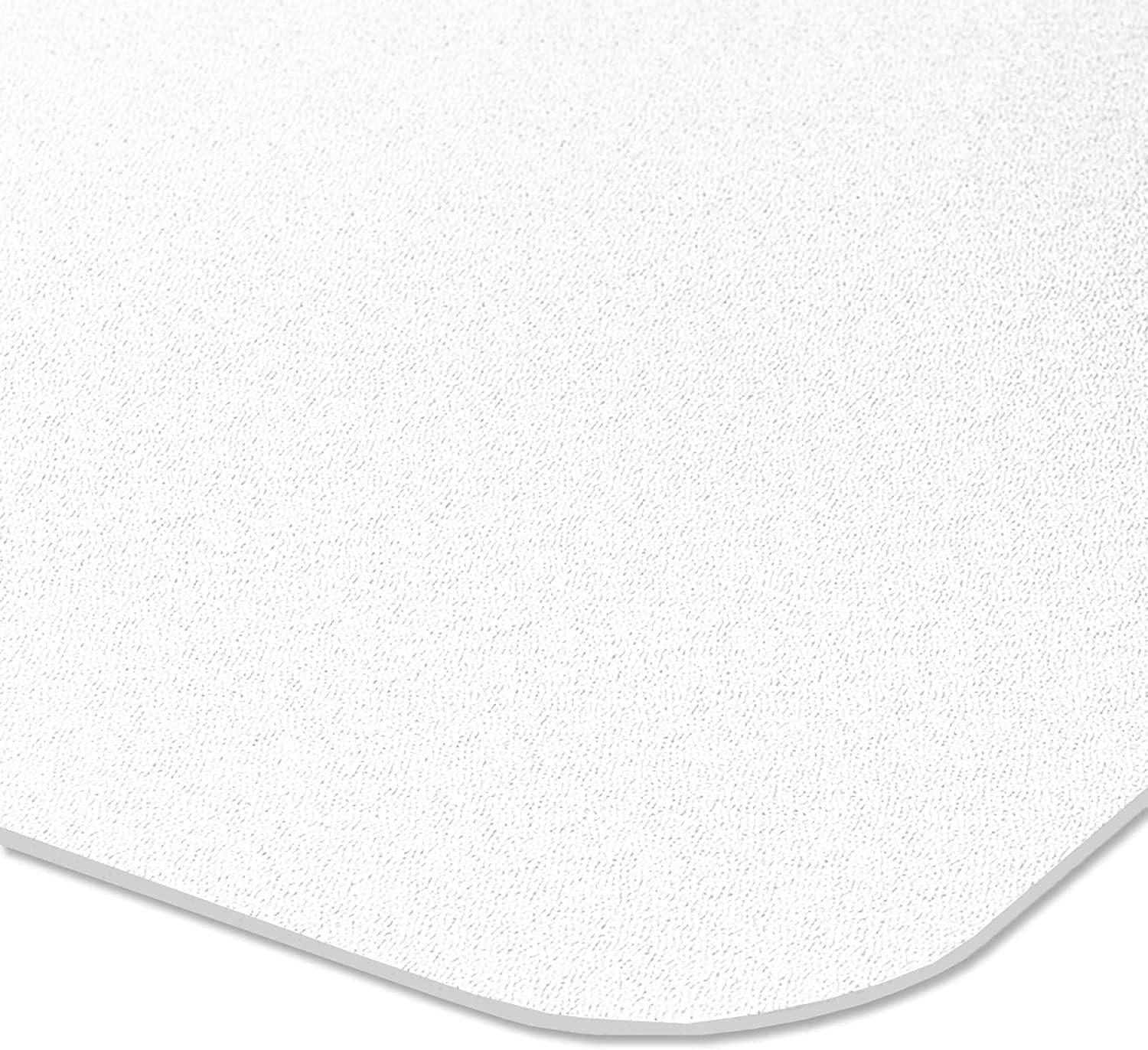 Kubus Bodenschutzmatte für Hartböden aus Polycarbonat, Abgerundetet Ecken