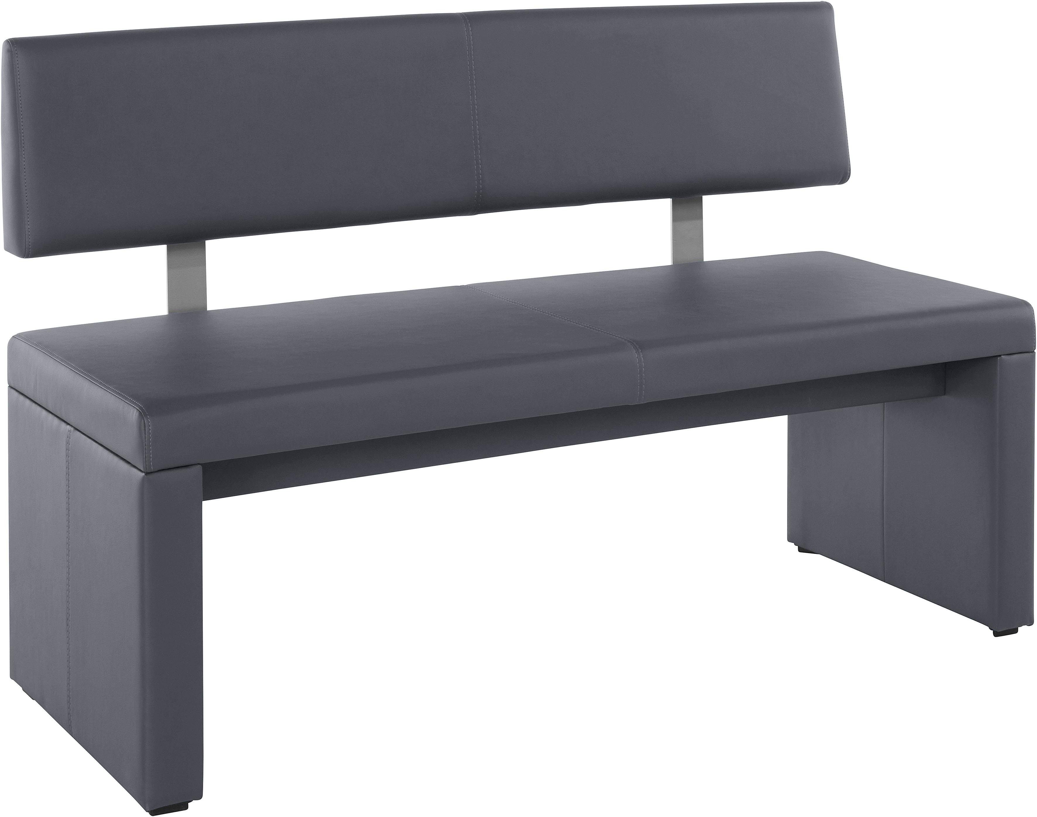 OTTO home Sitzbank Charissa, mit Lehne, Breite 140, 160 oder 180 cm