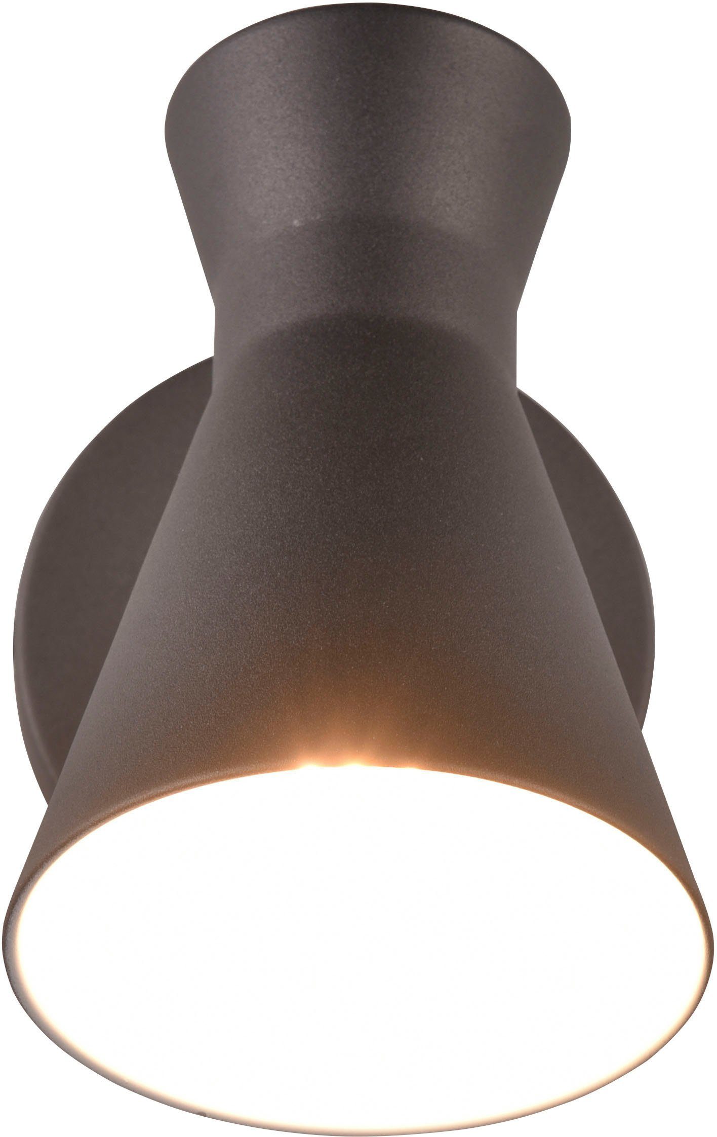 Reality Leuchten Wandleuchte Enzo, Ein-/Ausschalter, ohne Leuchtmittel, warmweiß - kaltweiß, Wandspot exkl 1x E27 Leuchtmittel (10W), Kippschalter, schwenkbar