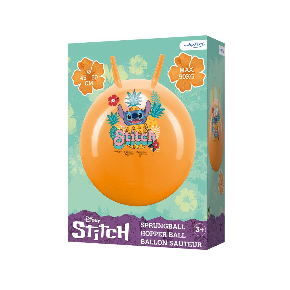 John GmbH Hüpfball John Sprungball Disney Lilo & Stitch max. 50kg orange 45-50cm