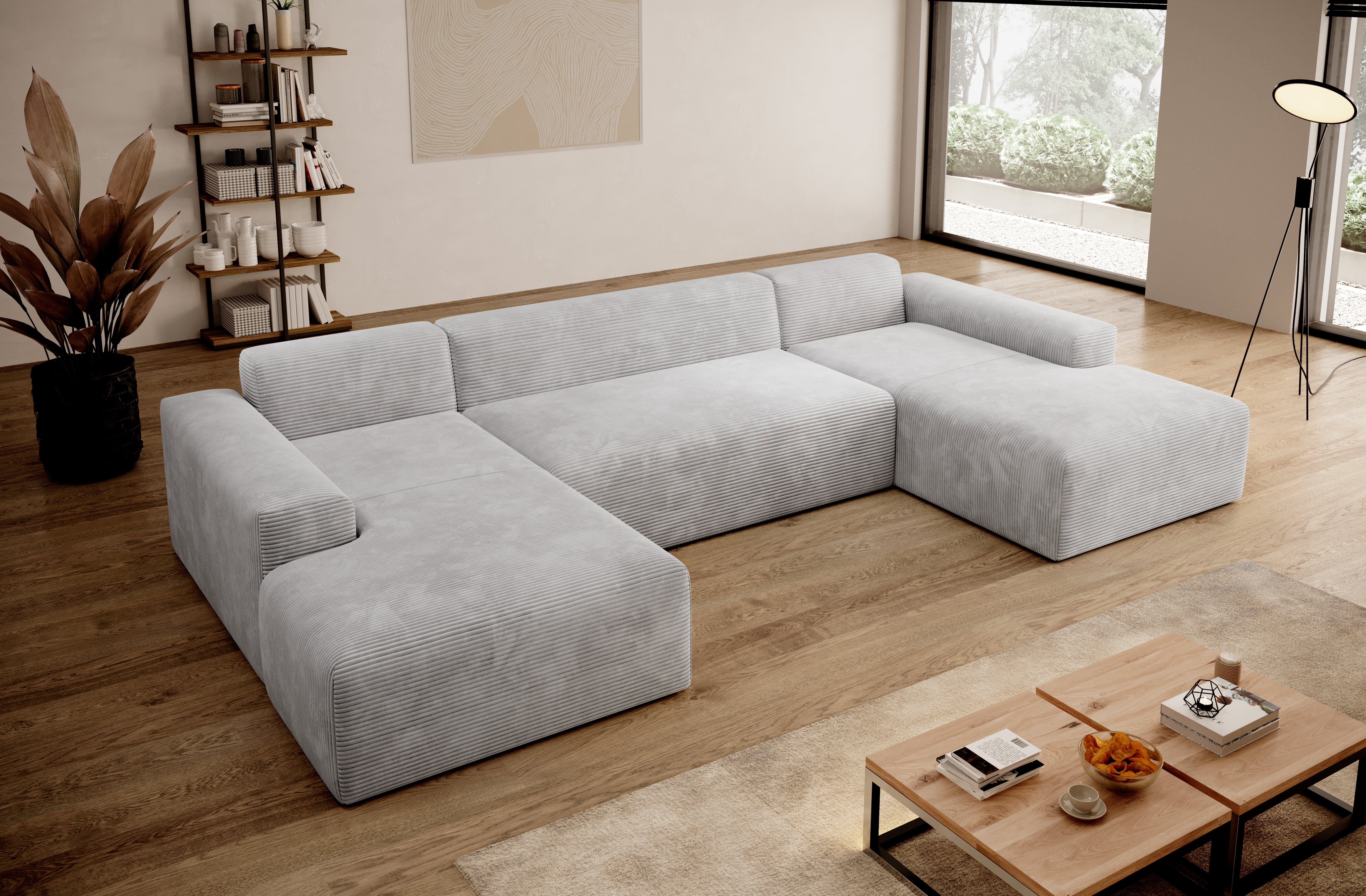 PROMETO Möbel Ecksofa Empire Ecksofa U-Form, günstig online kaufen