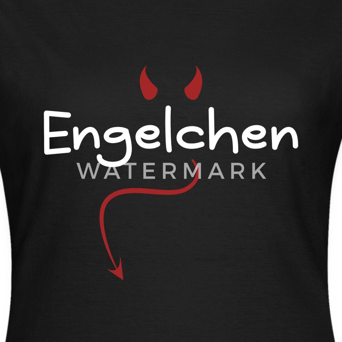 T-Shirt Engelchen Mit Teufelsflair Fasching Karneval Frauen T-Shirt