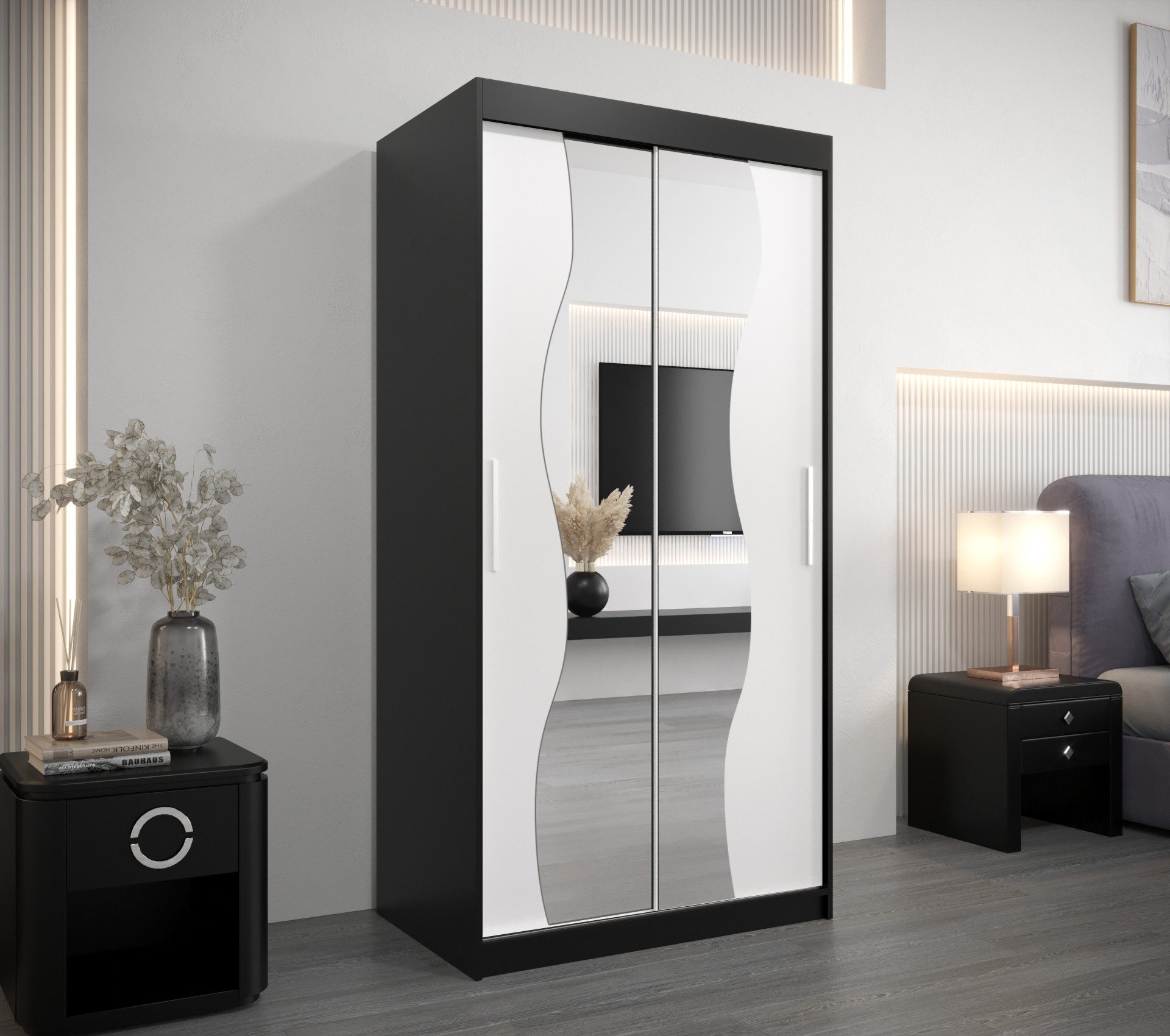 ABIKS MÖBEL Schwebetürenschrank MADRYT Schlafzimmerschrank - günstig online kaufen