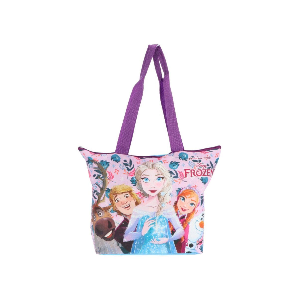 Disney Frozen Strandtasche Eiskönigin Strandtasche 47cm – Magic Crew Disney Bag (1-tlg) – Bild 2 von 4