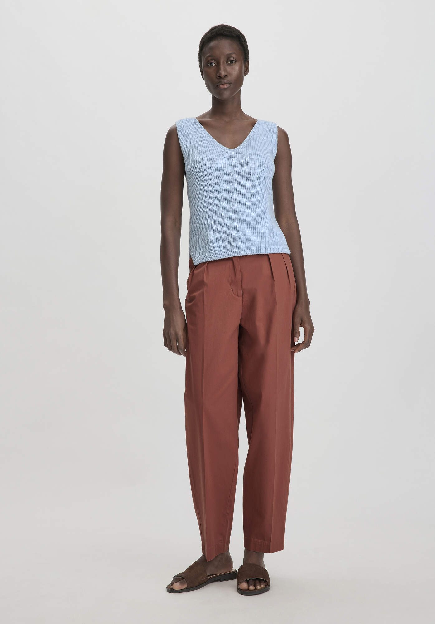 Hessnatur Stoffhose aus Bio-Baumwolle (1-tlg) günstig online kaufen