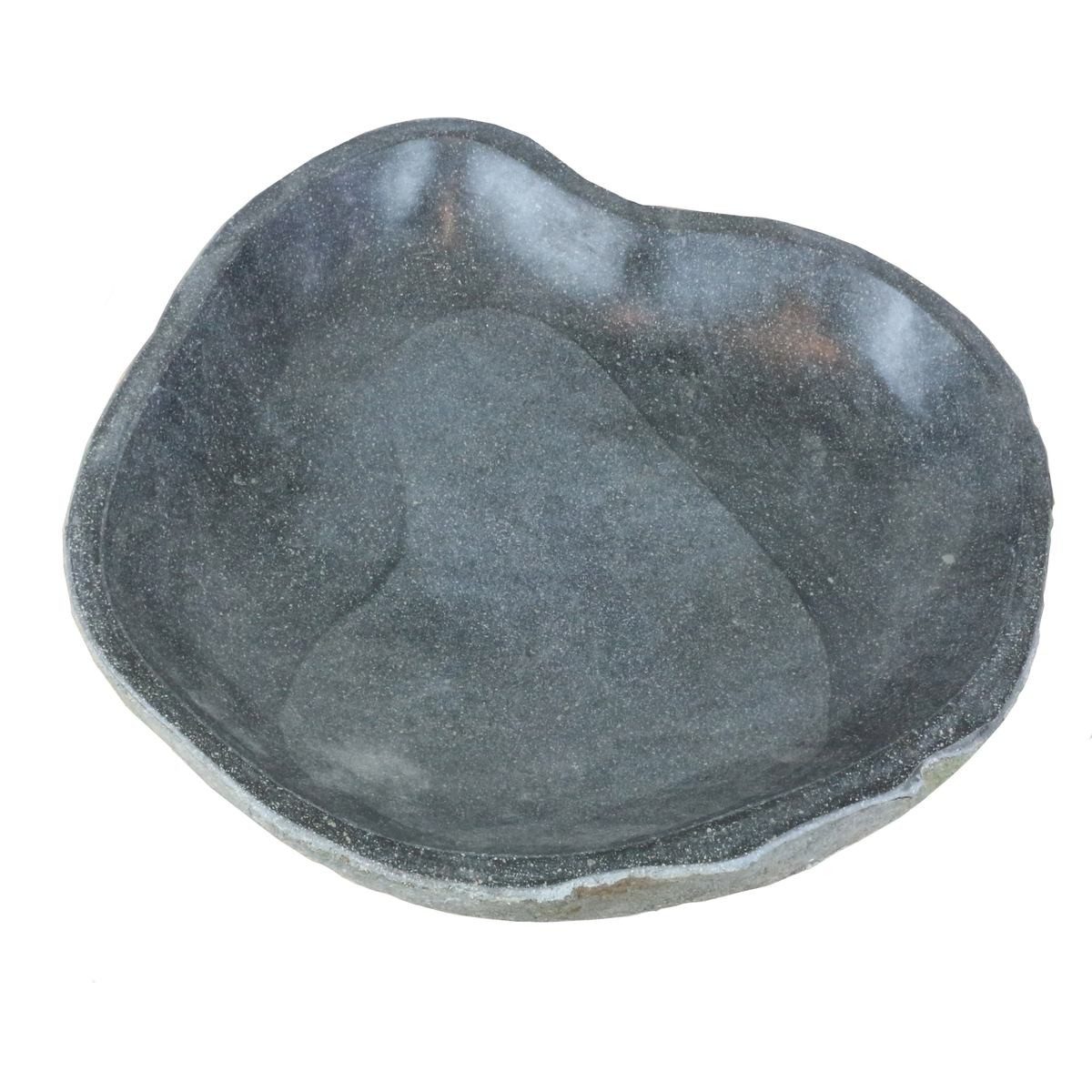 Oriental Galerie Dekotablett Naturstein Stein Schale Garten Vogeltränke 37- günstig online kaufen