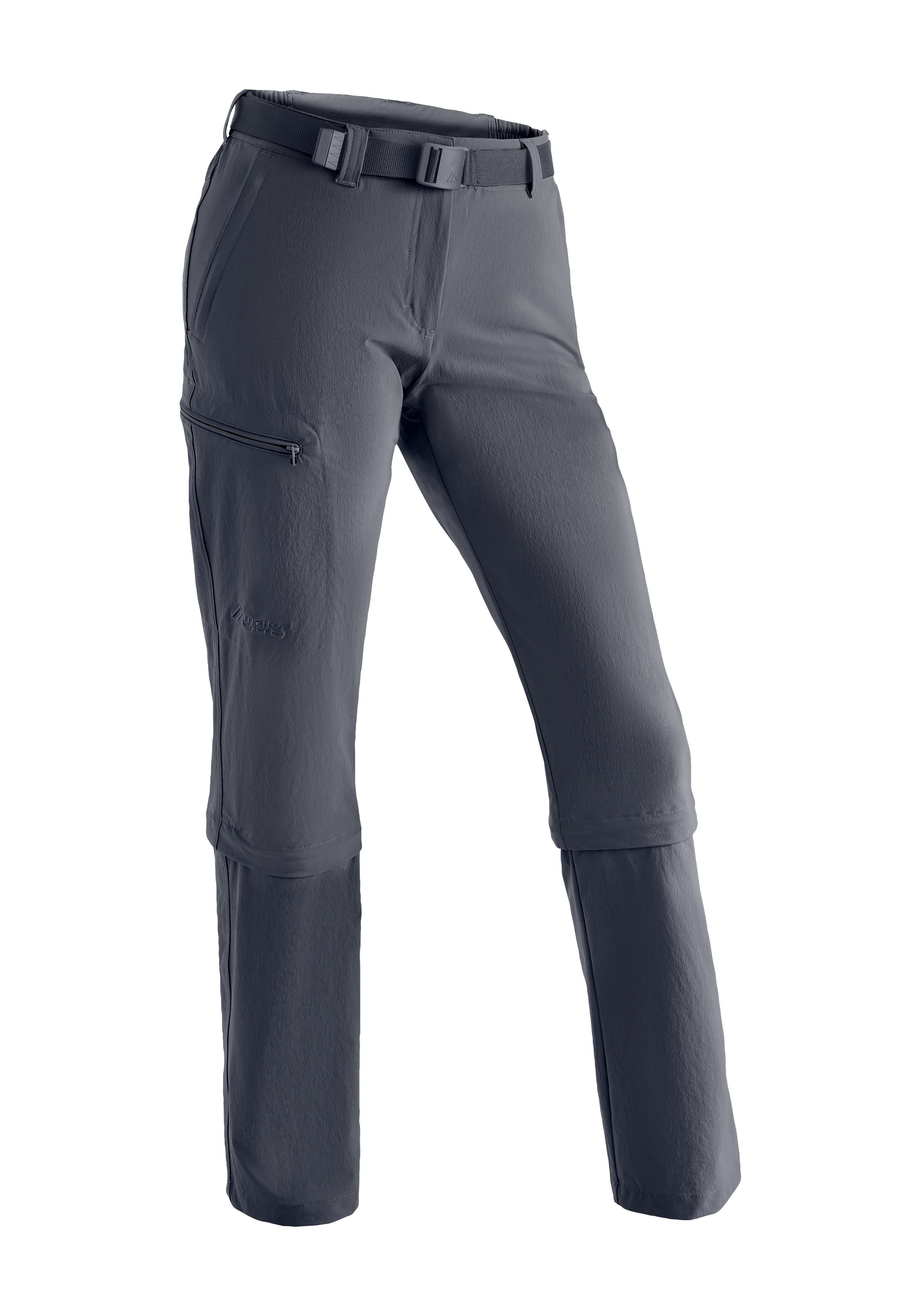 Maier Sports Funktionshose Arolla Damen Wanderhose, zipp-off Outdoor-Hose, 3 Taschen, Regular Fit