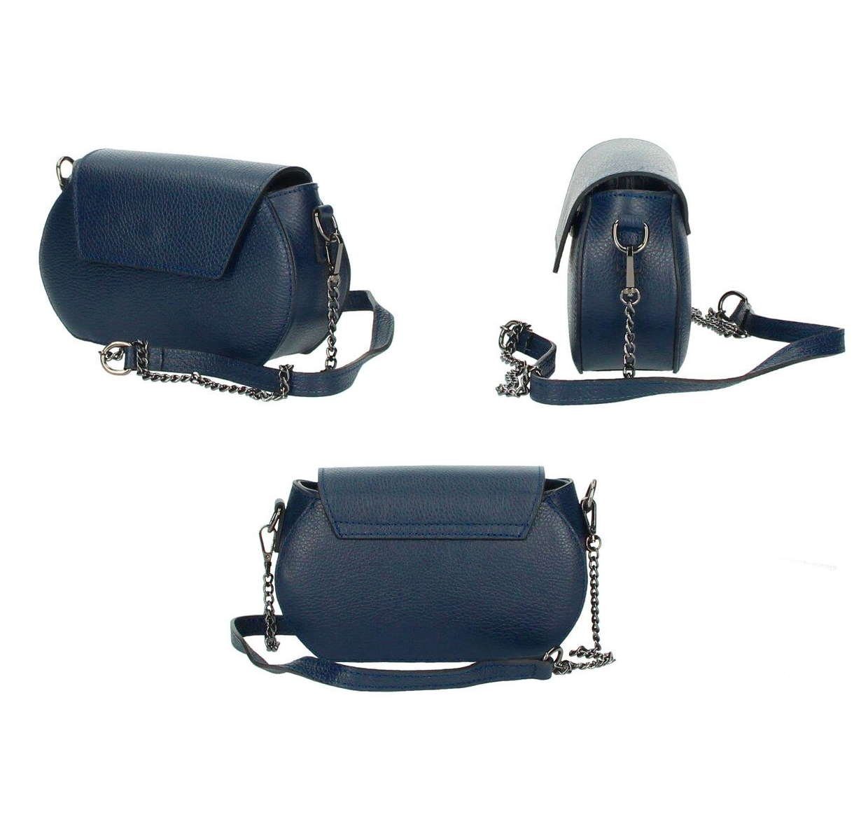 ITALYSHOP24 Schultertasche Made in Italy Damen Leder Tasche CrossOver, trag günstig online kaufen