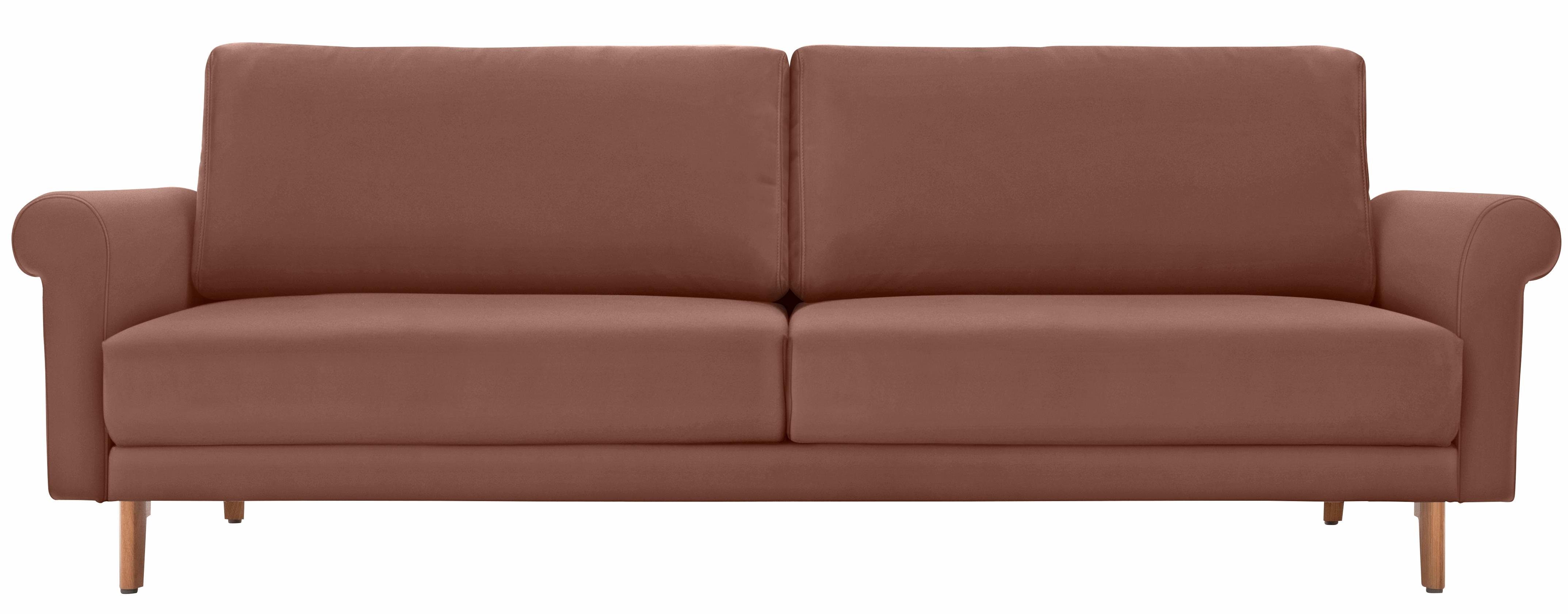 Creation BY ROLF BENZ 2-Sitzer CR.450, Designsofa, Loungesofa, modern Landhaus, Füße in Nussbaum, Breite 168 cm