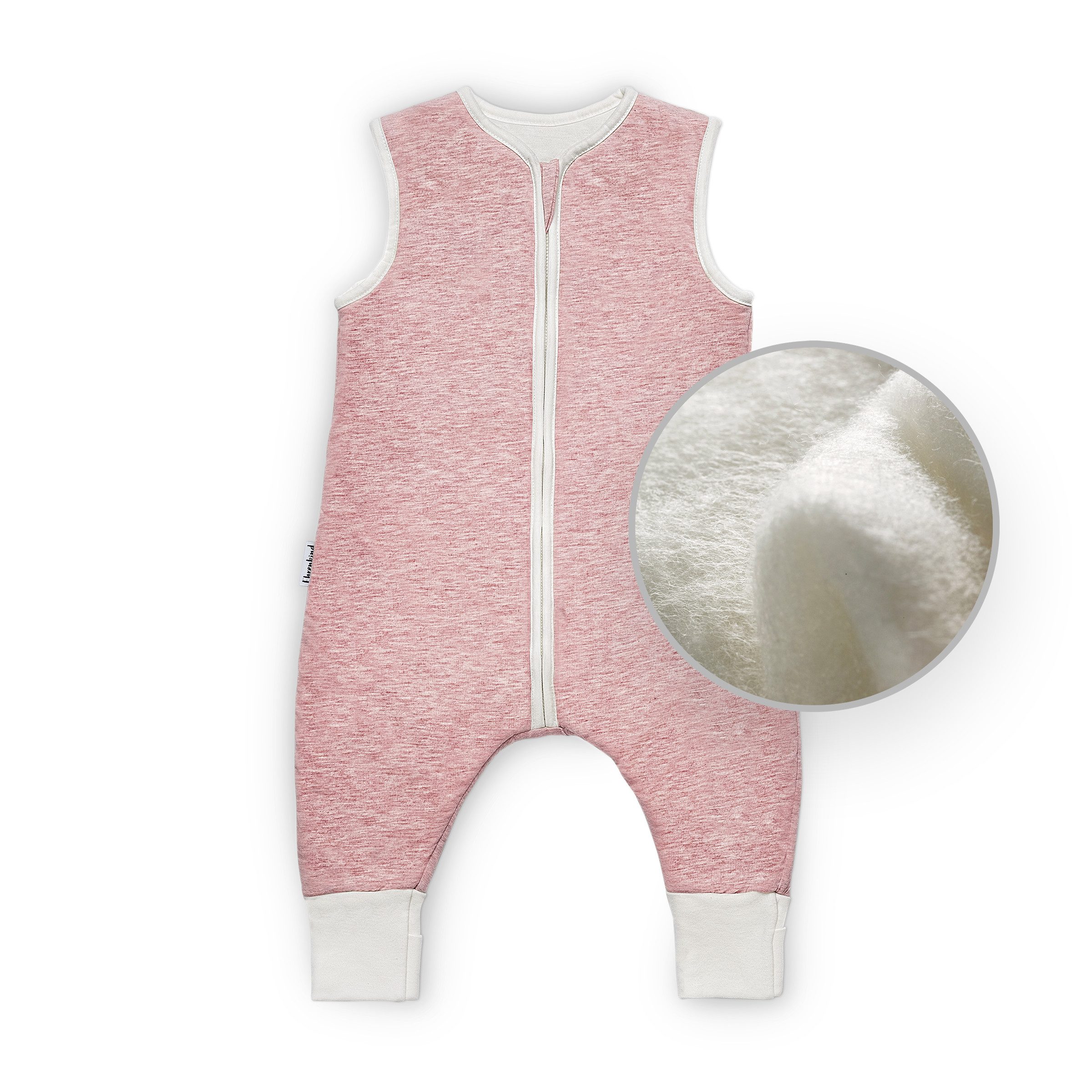 Ehrenkind Babyschlafsack Ganzjahresschlafsack mit Beinen und Wollfüllung, 100% Bio-Baumwolle (Ganzjährig verwendbar, Für ein optimales Schlafklima), Sorgt für wohlige Wärme ohne zu überhitzen