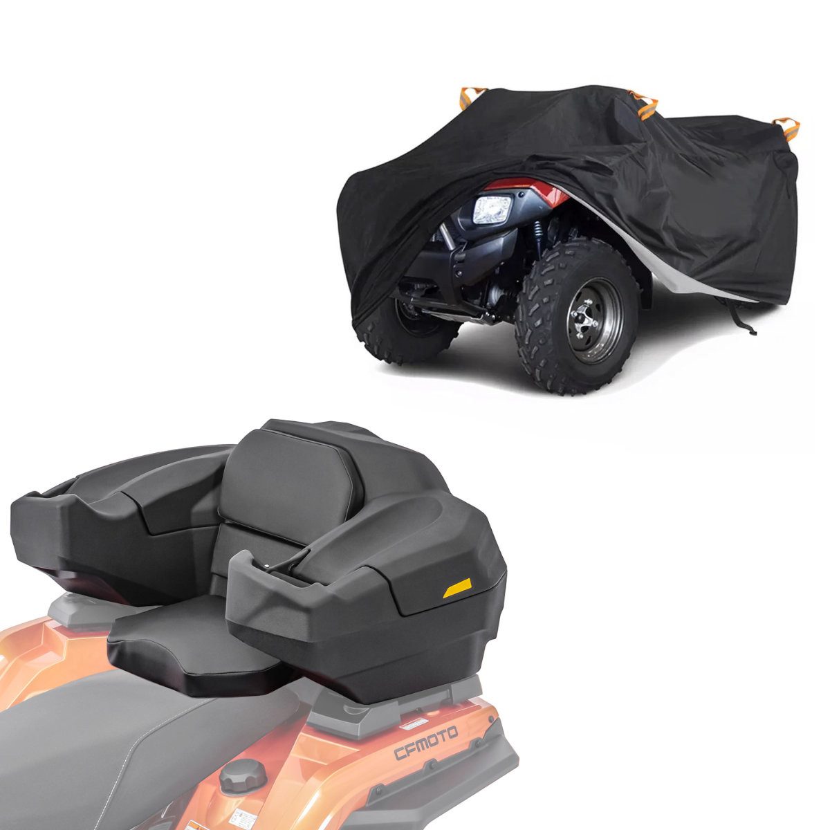 Bagtecs Topcase Quad Topcase ATV Koffer hinten Heckkoffer Transportbox Koffer # QT6 75