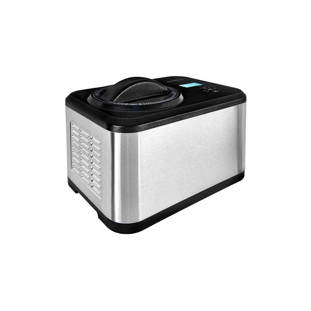 Gutfels Eismaschine Gutfels 5810055 Ice Cream 4020 Eismaschine edelstahl/schwarz, Eis-Herstellung ohne Vorkühlen in unter einer Stunde