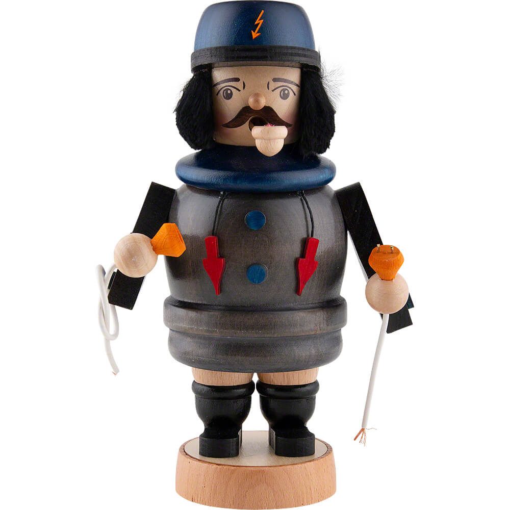 Lenk und Sohn Räuchermännchen Elektriker (19cm) Räuchermann von Kunstgewerbe Lenk & Sohn