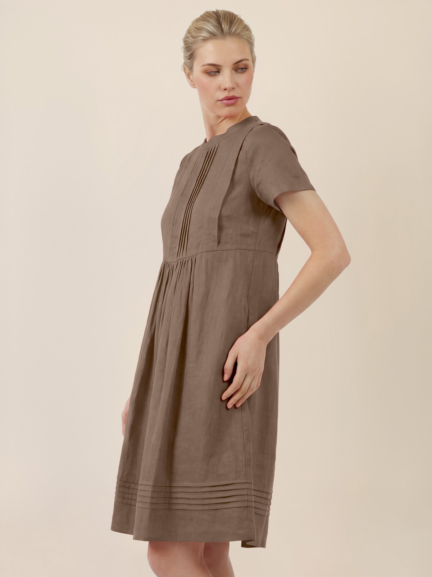 Apart Midikleid mit Zierfalten günstig online kaufen