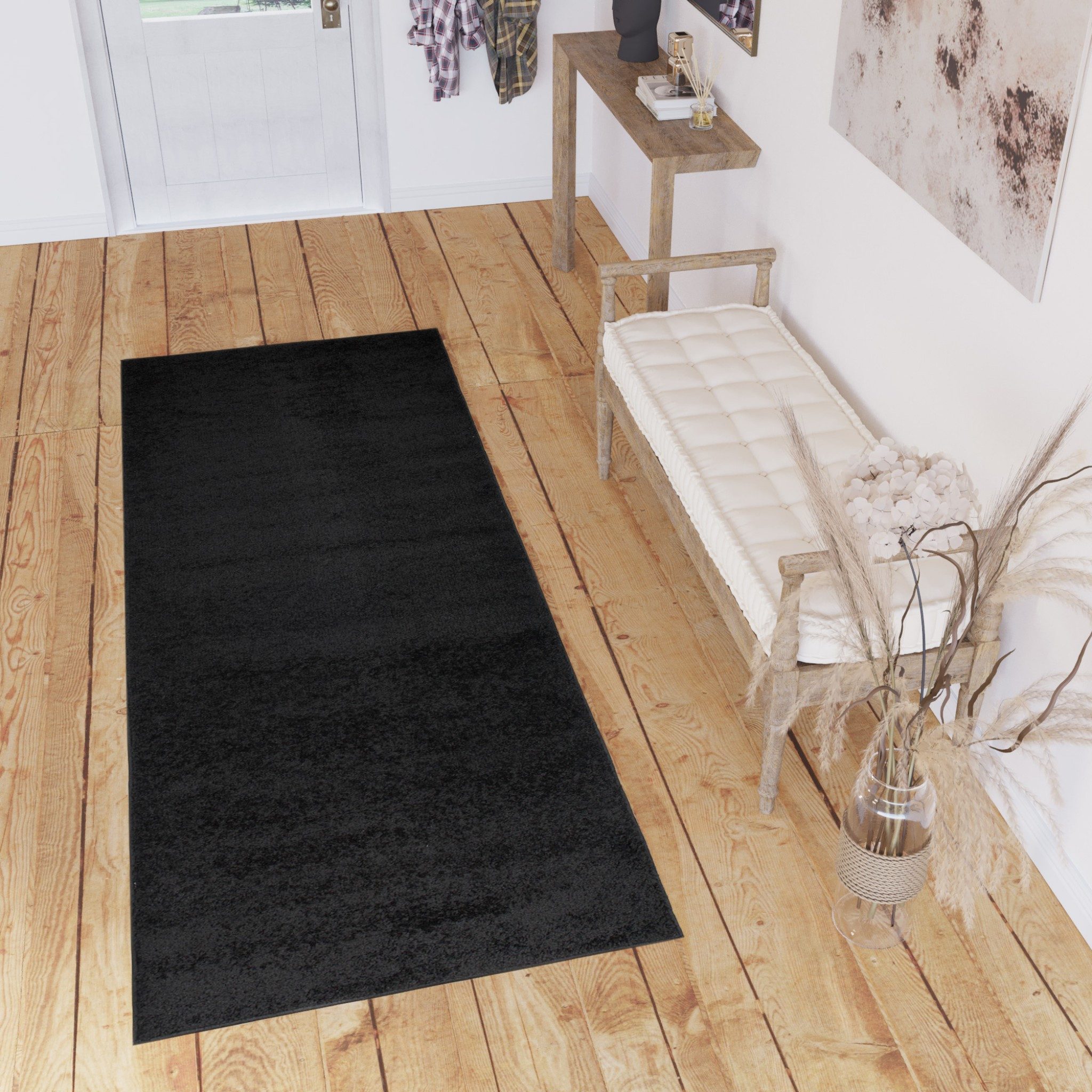 Tapiso Hochflor-Läufer DELHI, rechteckig, Höhe: 30 günstig online kaufen