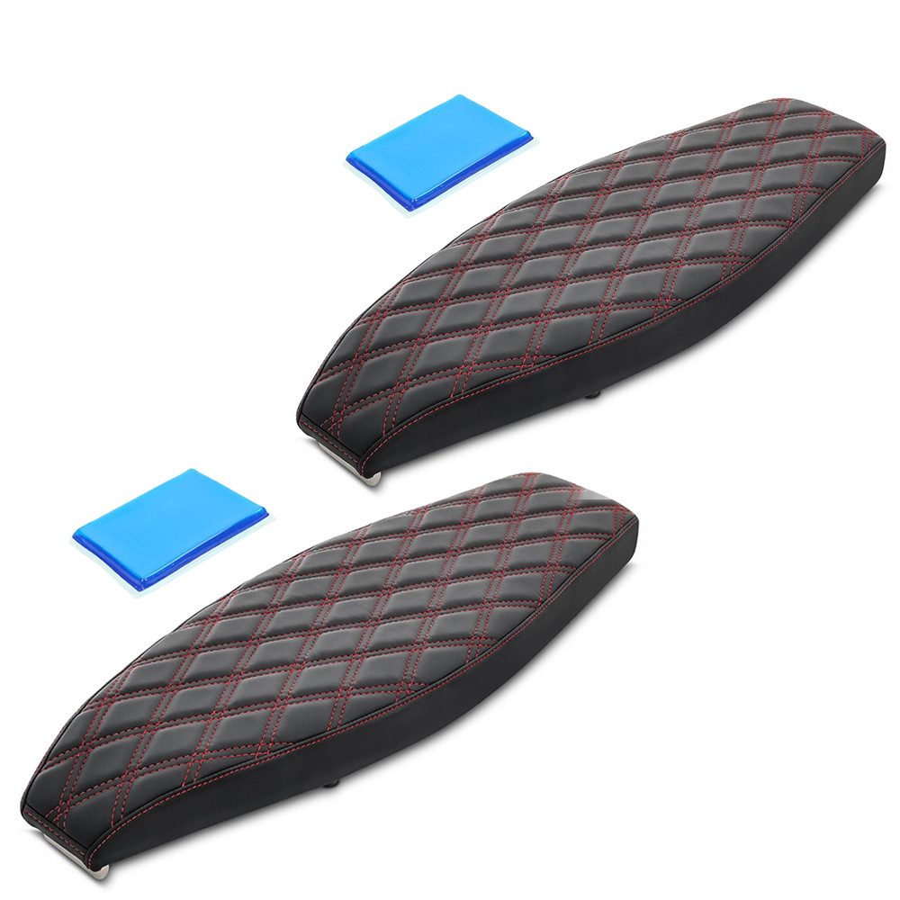 Craftride Sitzbank Set 2x Gel Sitzbank flach VSG6 für Simson S50 S51 S70 Sitz