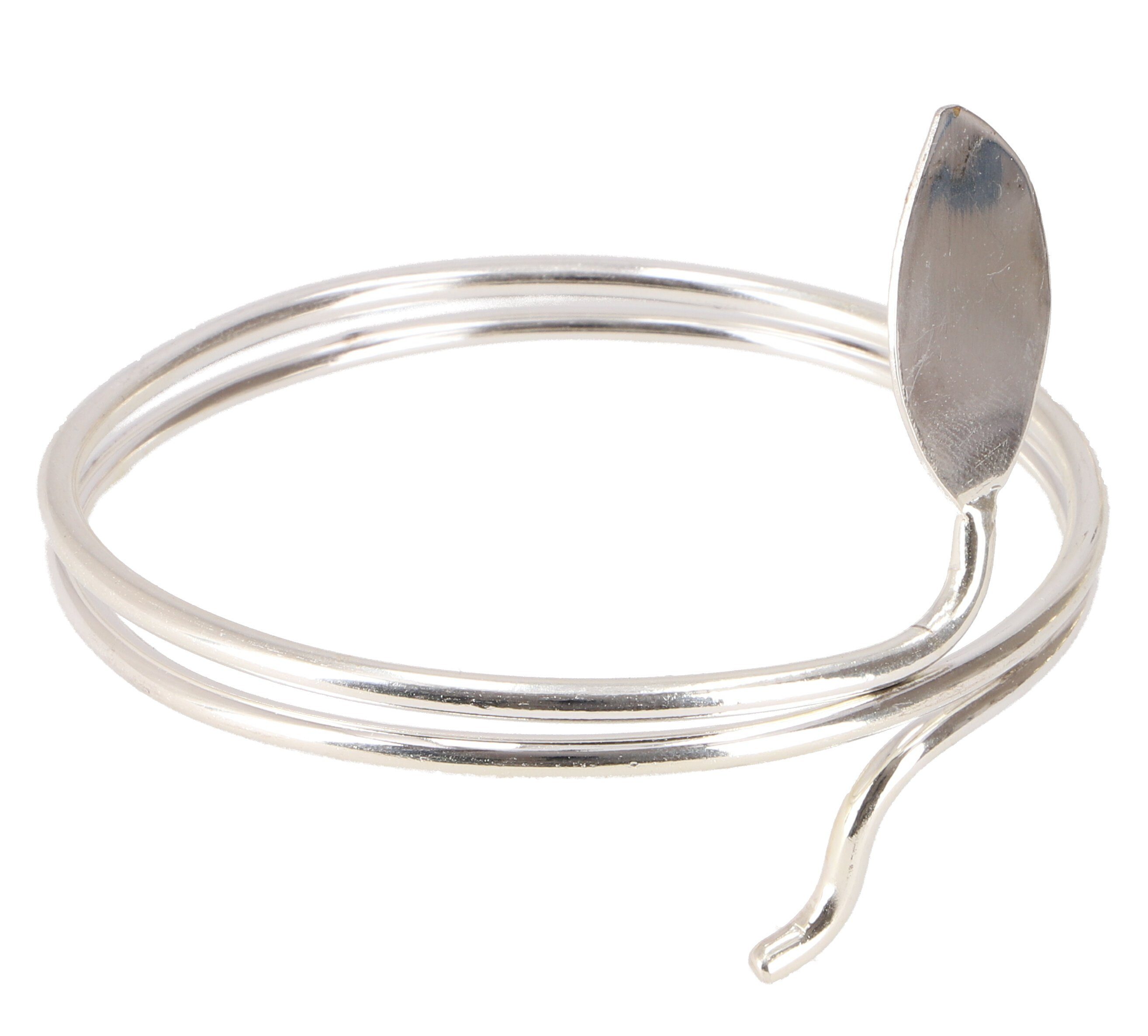 Guru-Shop Armreif Silber Swirl, Arm Manschette, günstig online kaufen
