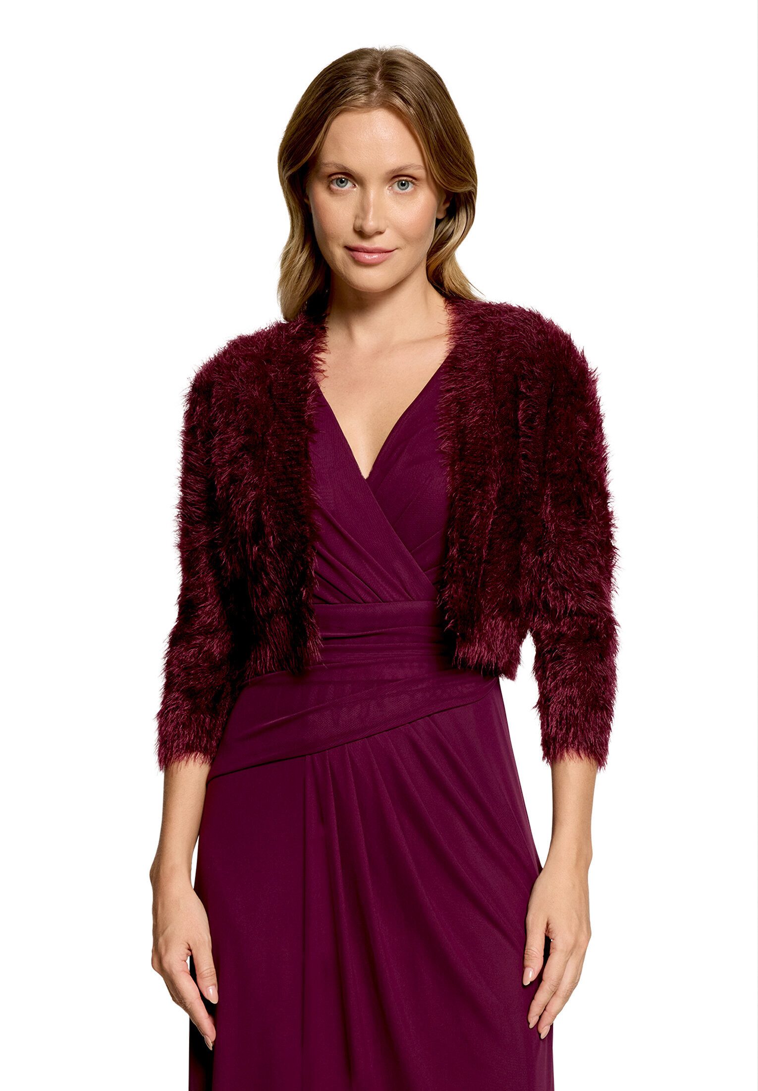 Vera Mont Strickjacke Damen mit Struktur (1-tlg) Struktur