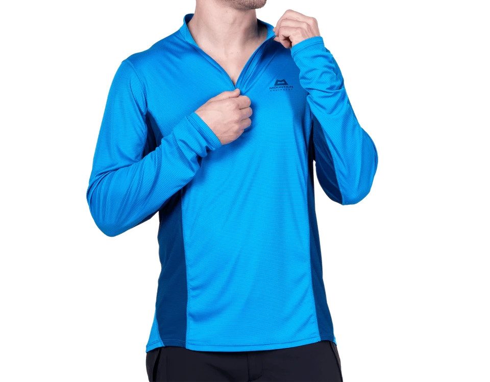 Mountain Equipment Langarmshirt Ignis LS Mens Zip-T Vine/Majolica