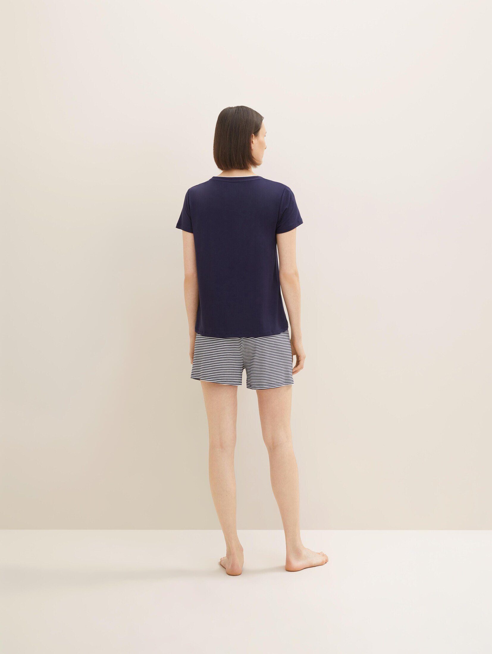 TOM TAILOR Pyjama Bodywear (2 tlg) Pyjama-Set mit Streifenmuster