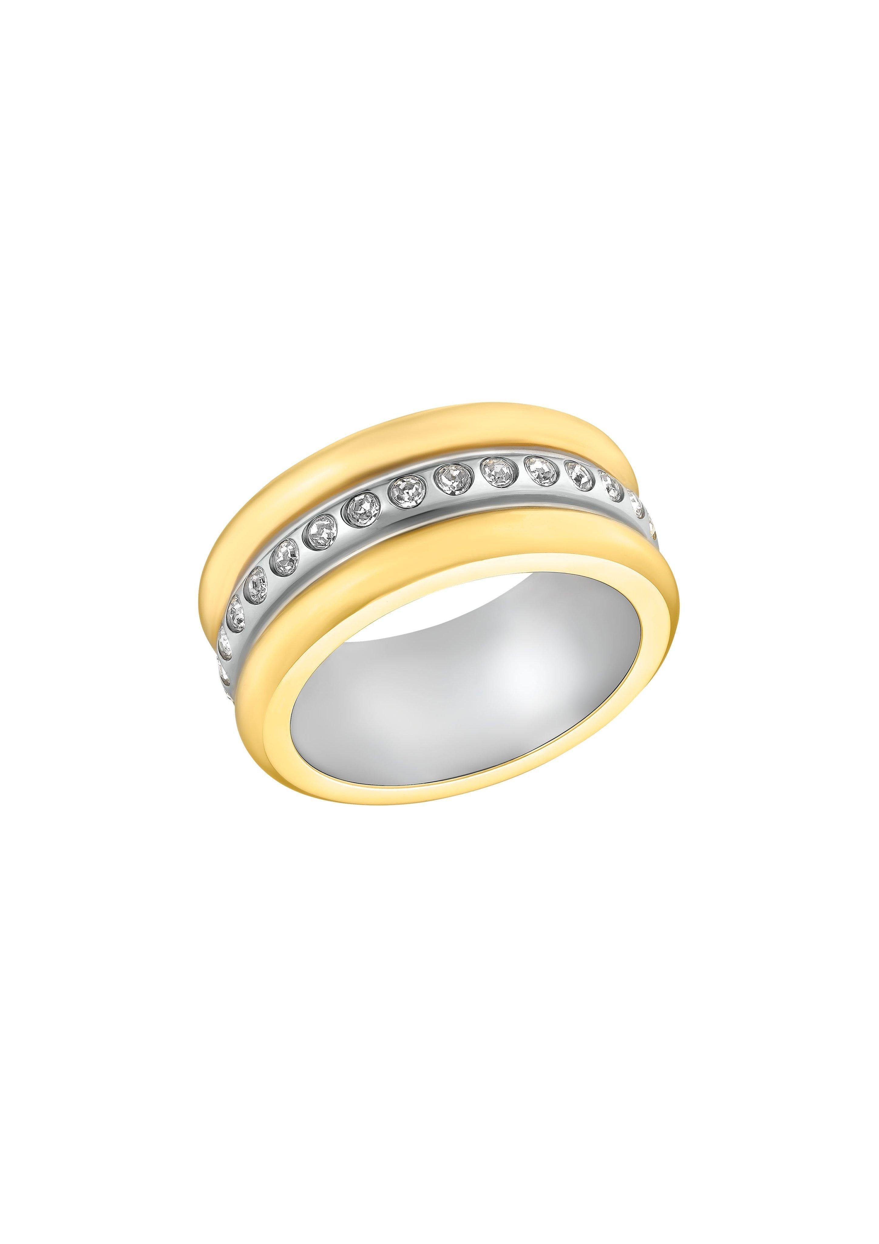 s.Oliver Fingerring Ring in Bicolor-Optik