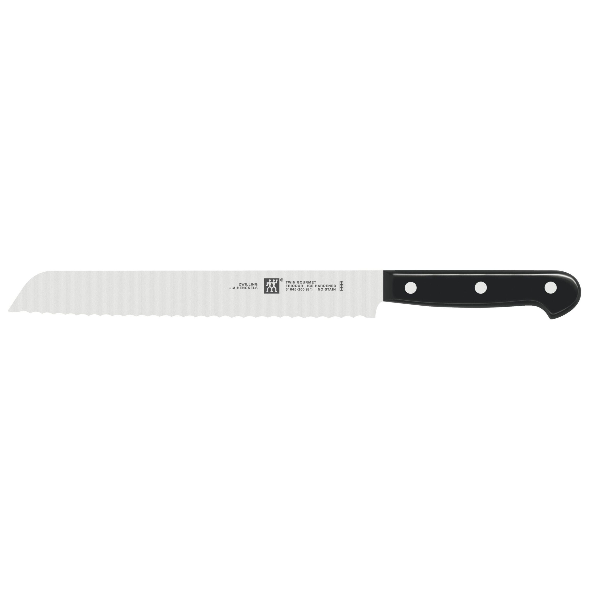 Zwilling Brotmesser ZWILLING TWIN Gourmet Brotmesser, 20 cm professionellem Wellenschliff