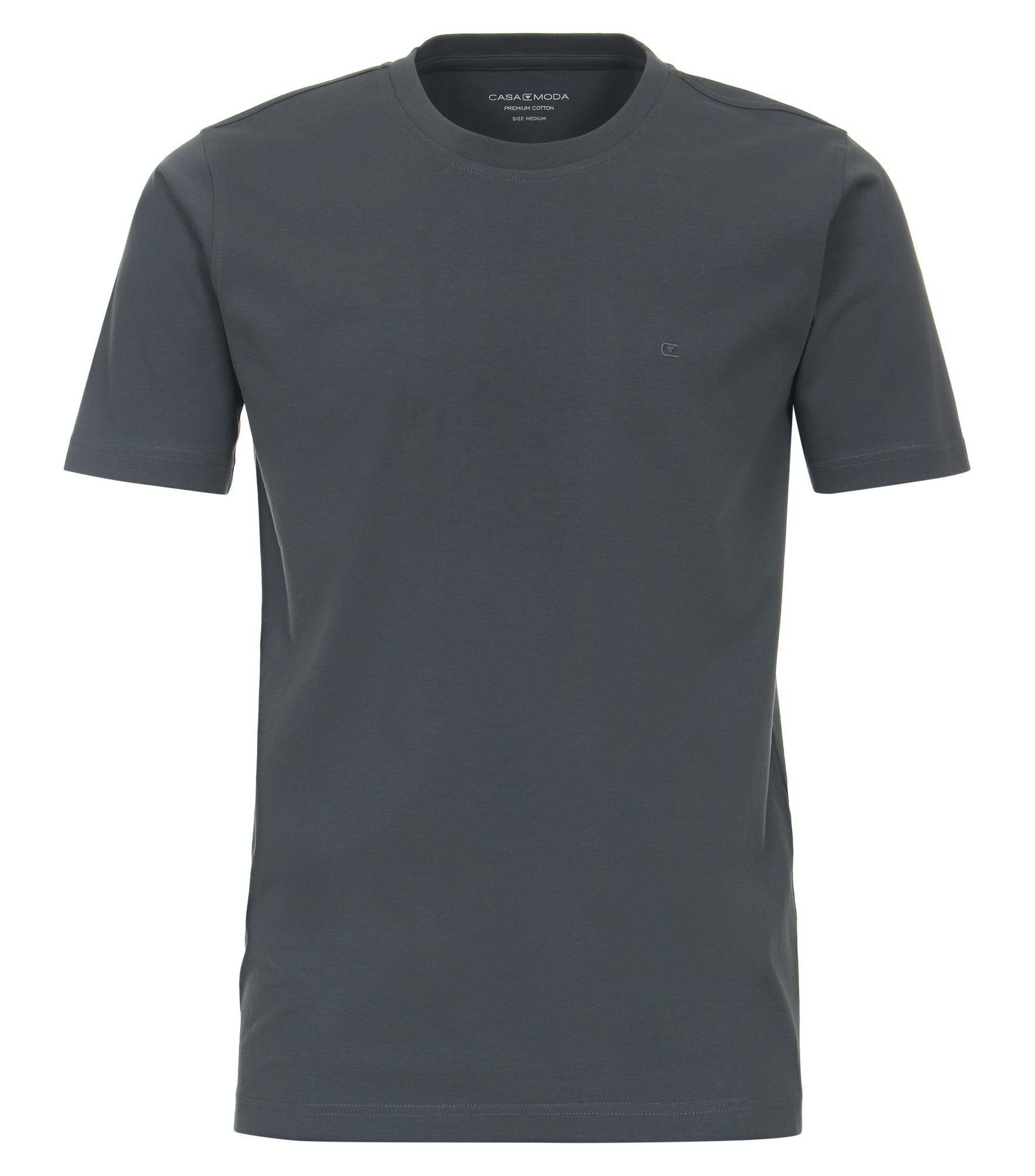 CASAMODA T-Shirt 004200 unifarben Anthrazit T-Shirt (766)