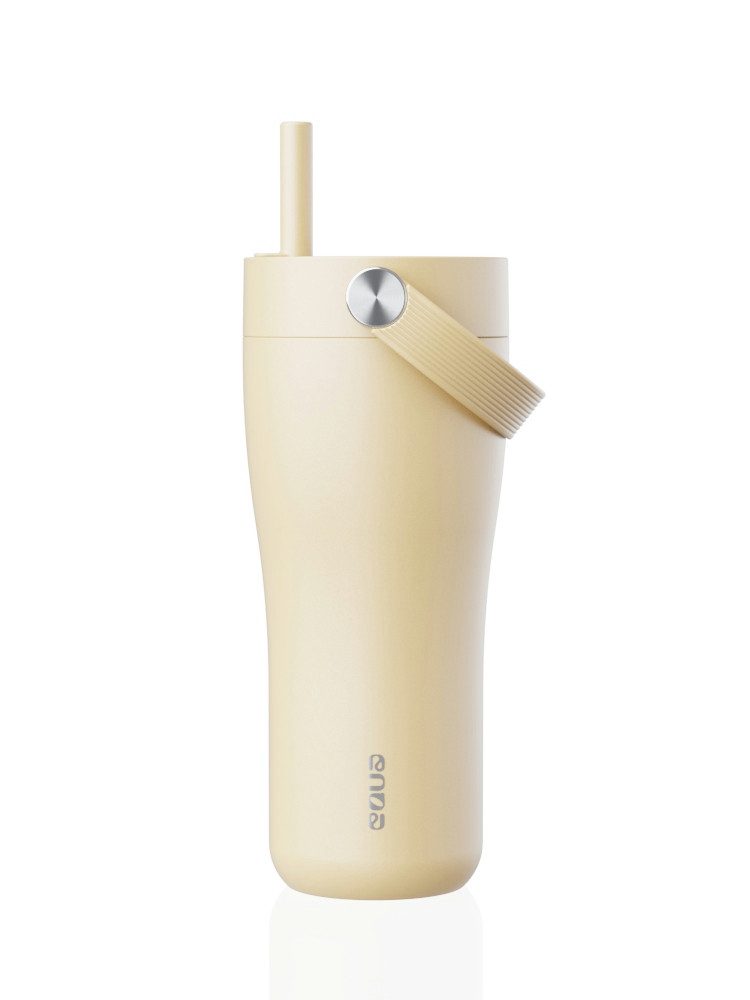 equa Thermobecher Carry Cup, Isolierbecher, 600 ml, 1-tlg., Edelstahl, Kunststoff, Stahl, auslaufsicherer Coffee-to-go-Becher