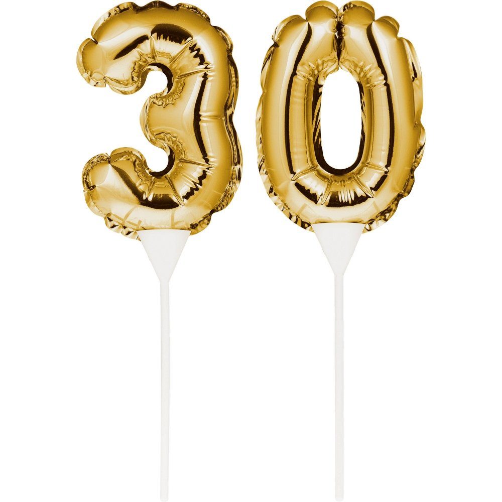Creative Converting Tortenstecker Tortendekoration Zahlenpicker Jahreszahlen Geburtstag, Dreidimensional